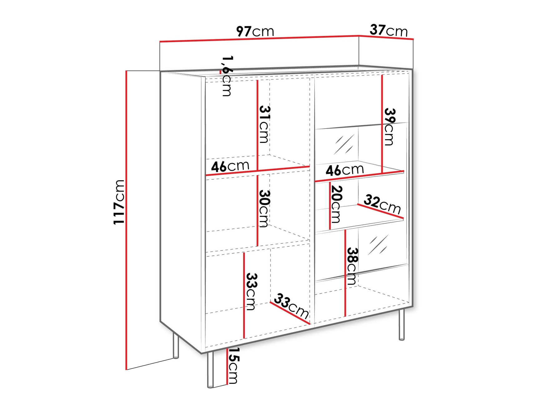 Skænk Comfivo Belviro 107