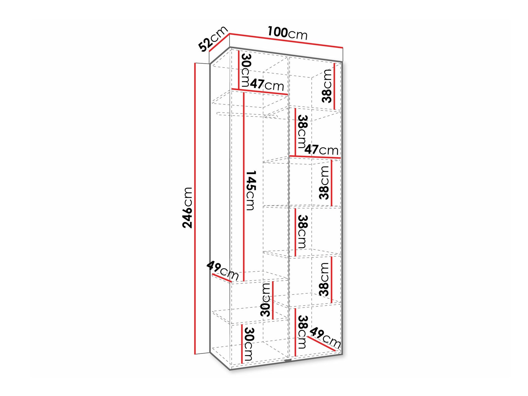 Garderobeskab Hartford 572