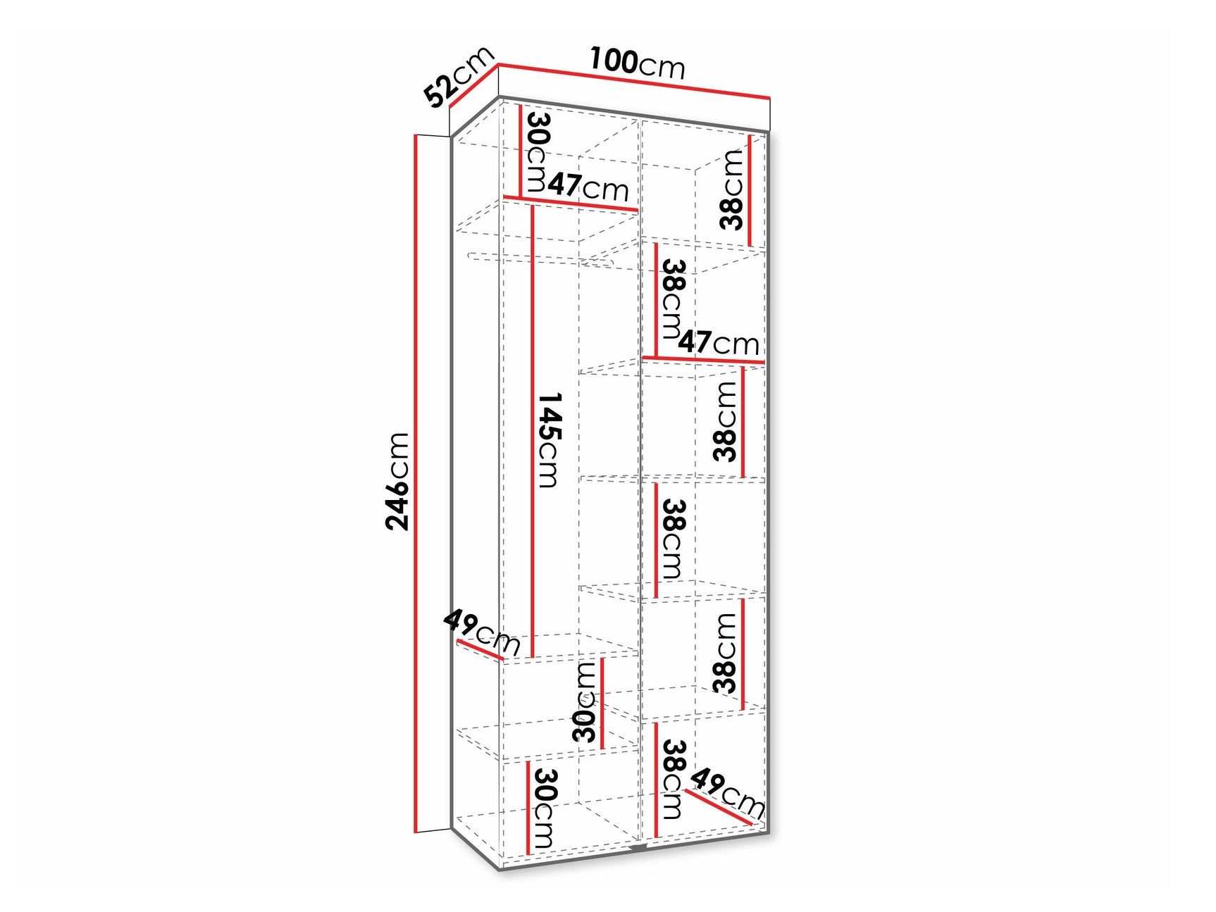 Garderobeskab Hartford 572