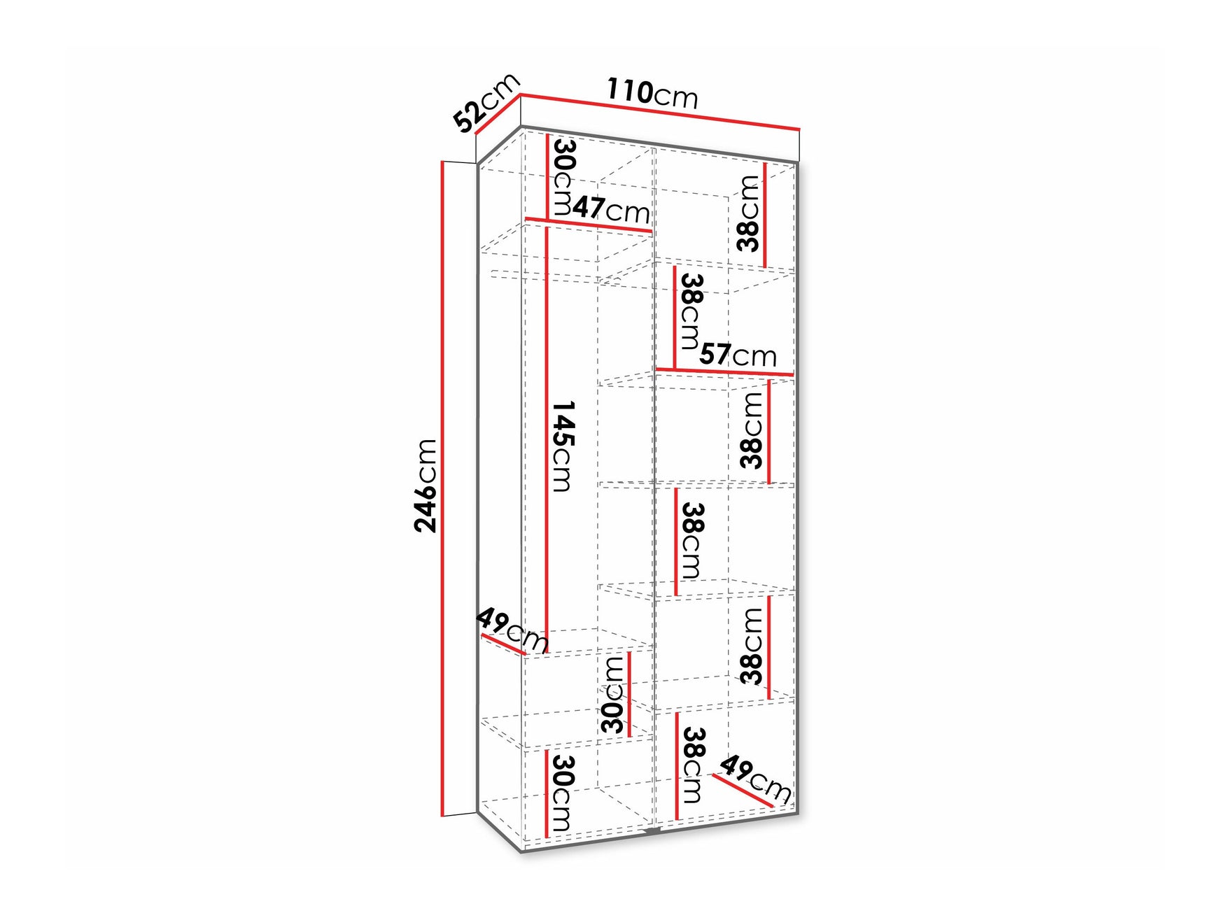 Garderobeskab Hartford 572