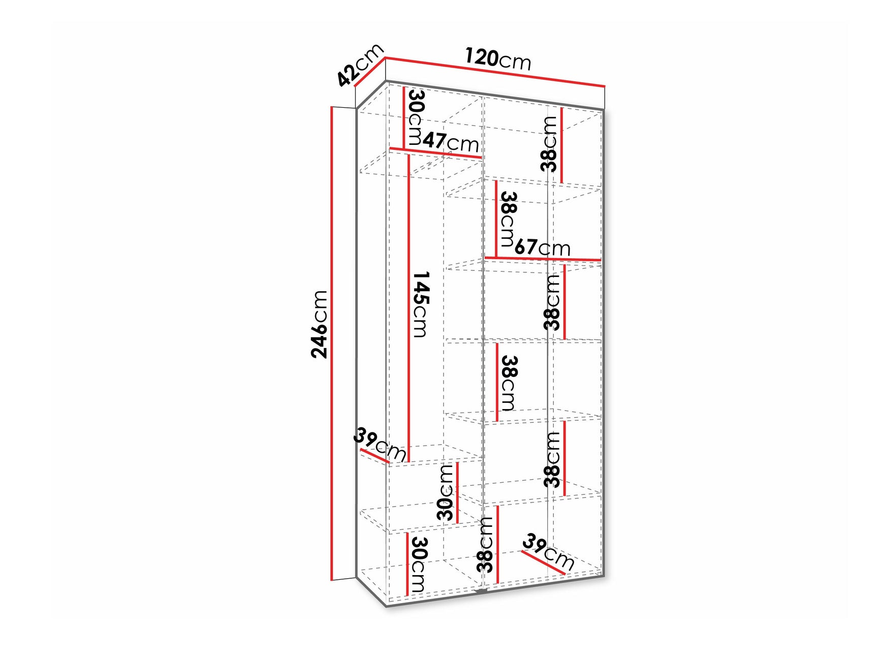Garderobeskab Hartford 573