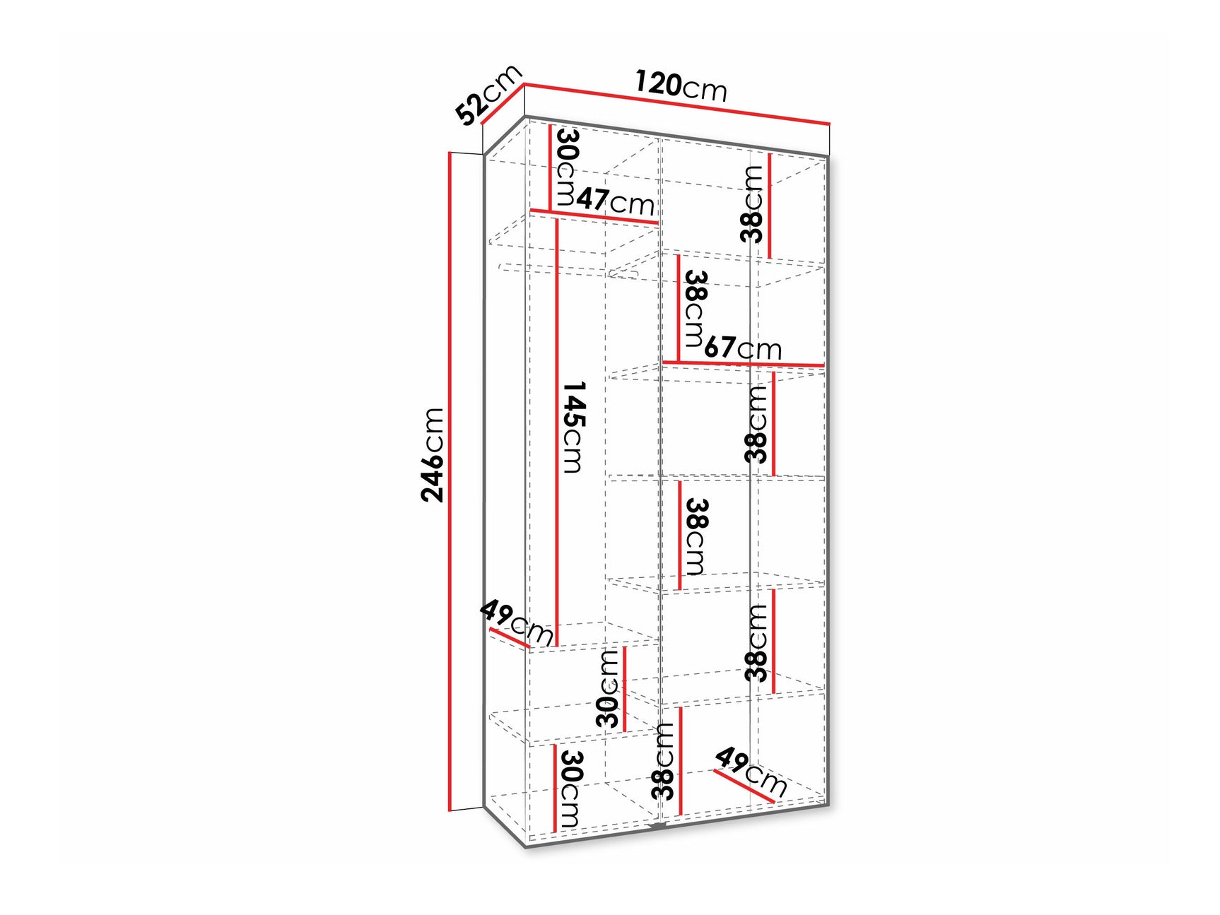 Garderobeskab Hartford 573
