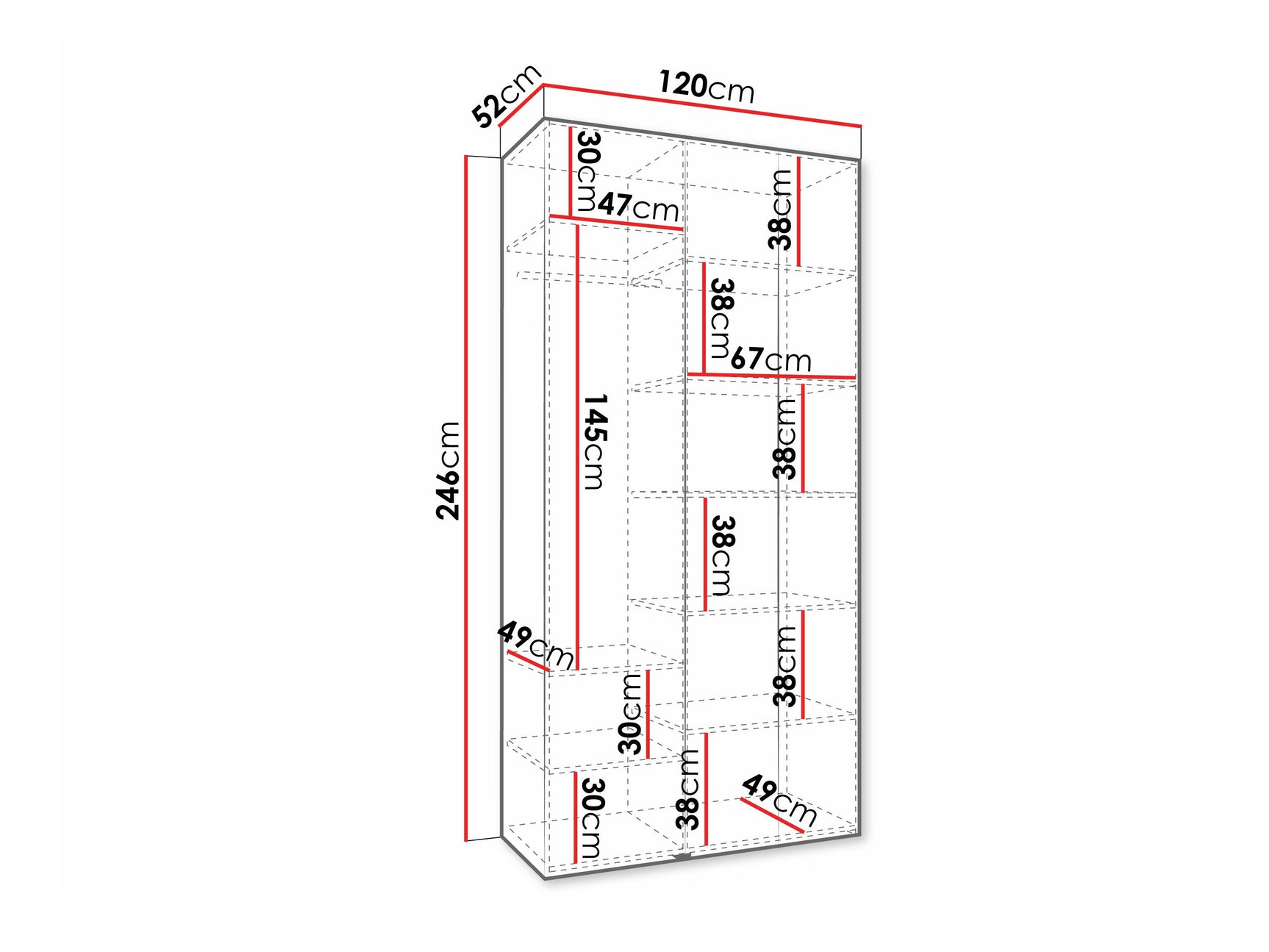 Garderobeskab Hartford 573