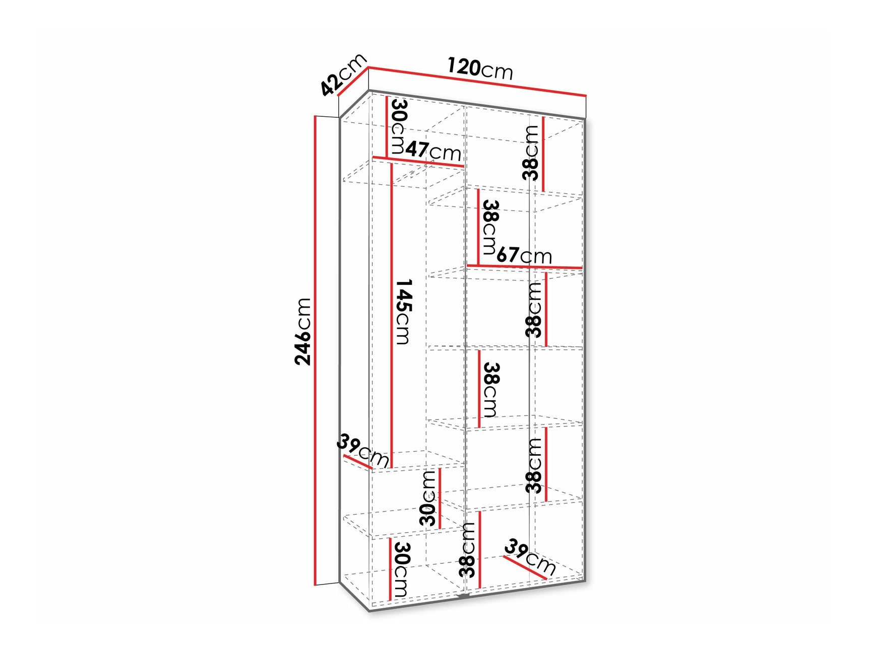 Garderobeskab Hartford 573