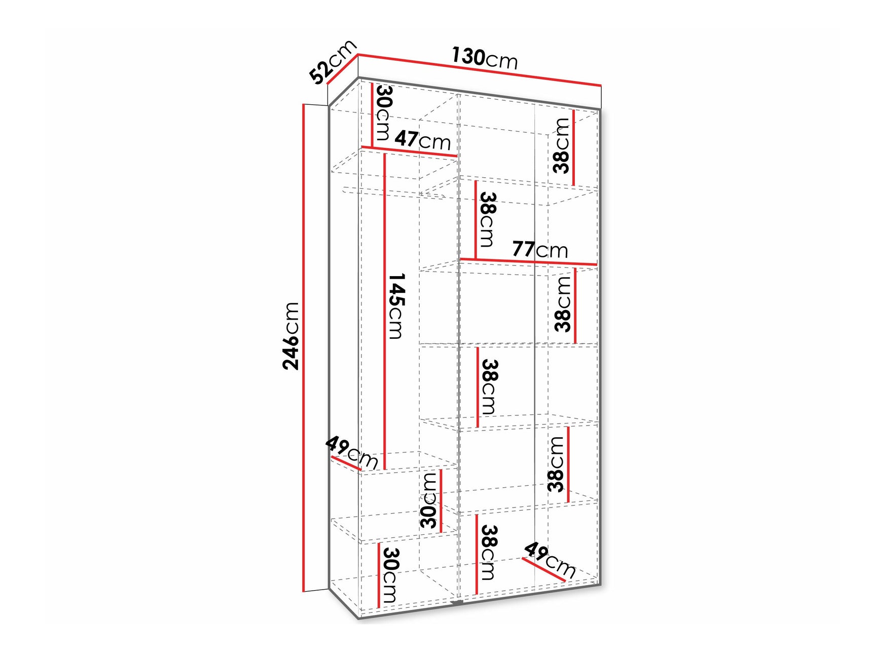 Garderobeskab Hartford 573