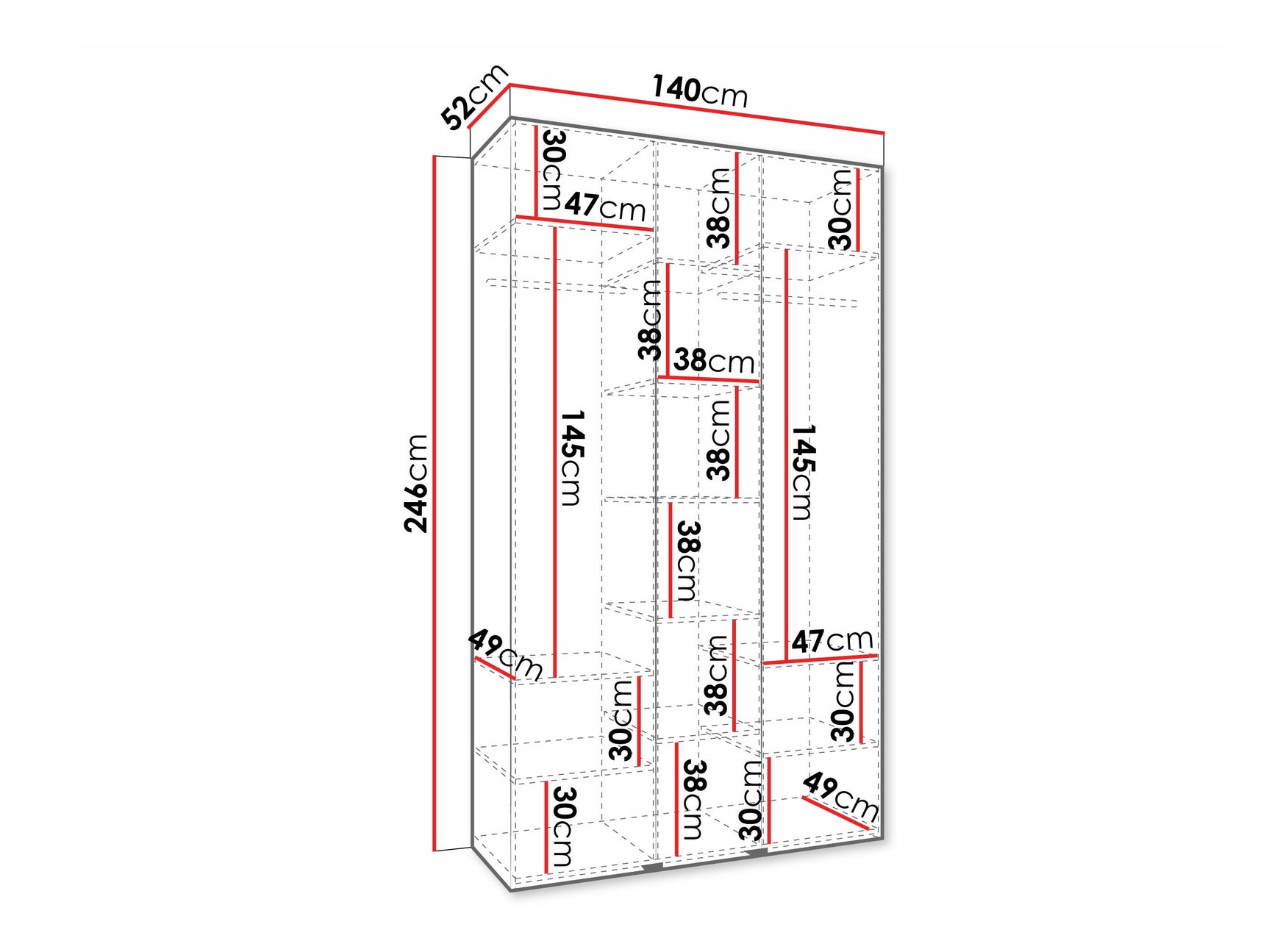 Garderobeskab Hartford 573