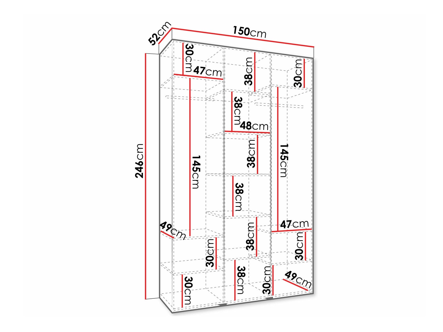 Garderobeskab Hartford 573