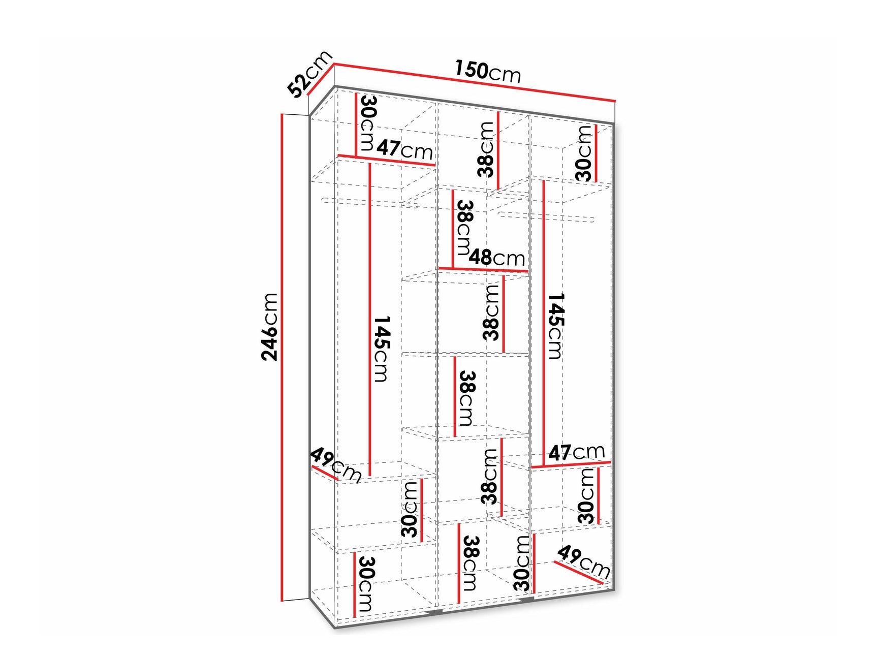 Garderobeskab Hartford 573