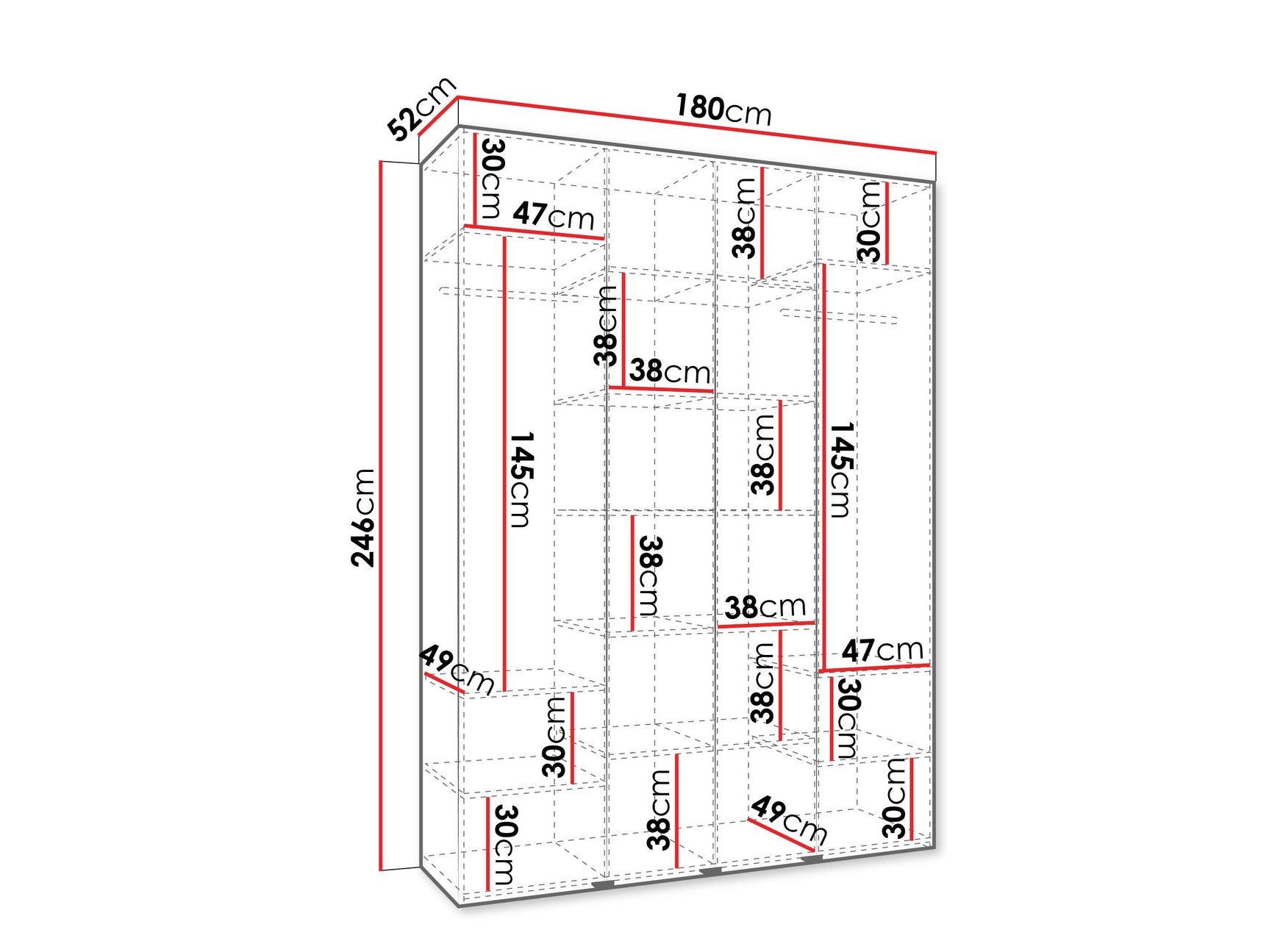 Garderobeskab Hartford 574