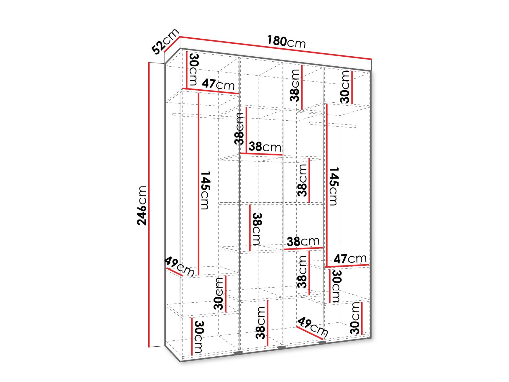 Garderobeskab Hartford 574