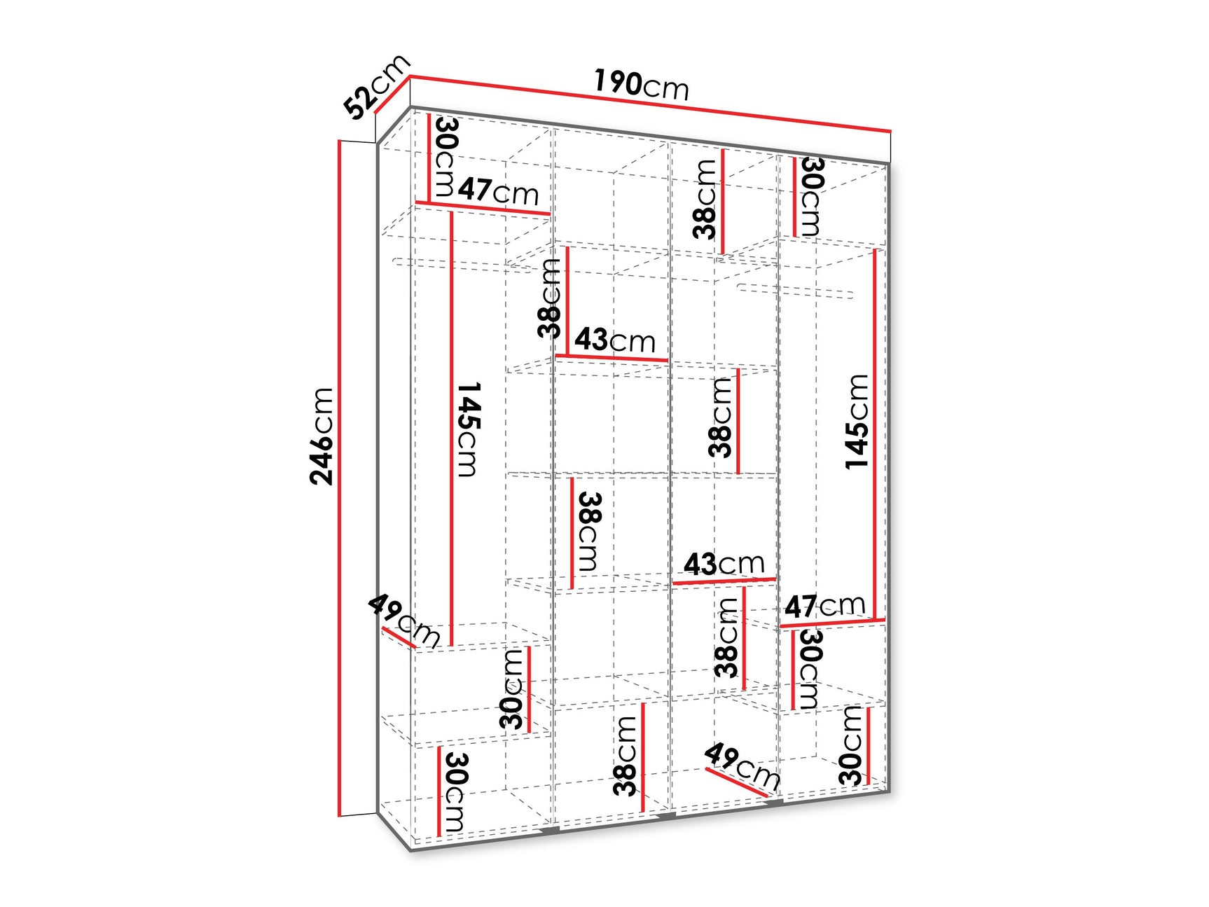 Garderobeskab Hartford 574