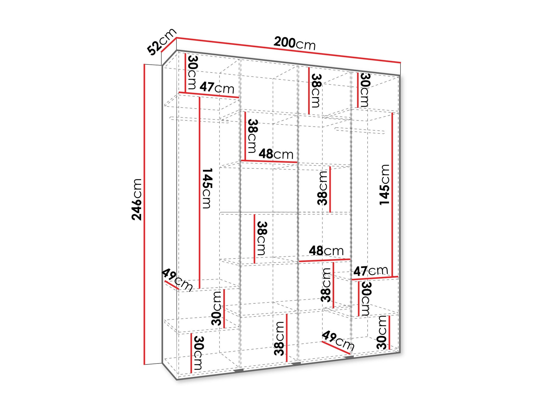 Garderobeskab Hartford 574