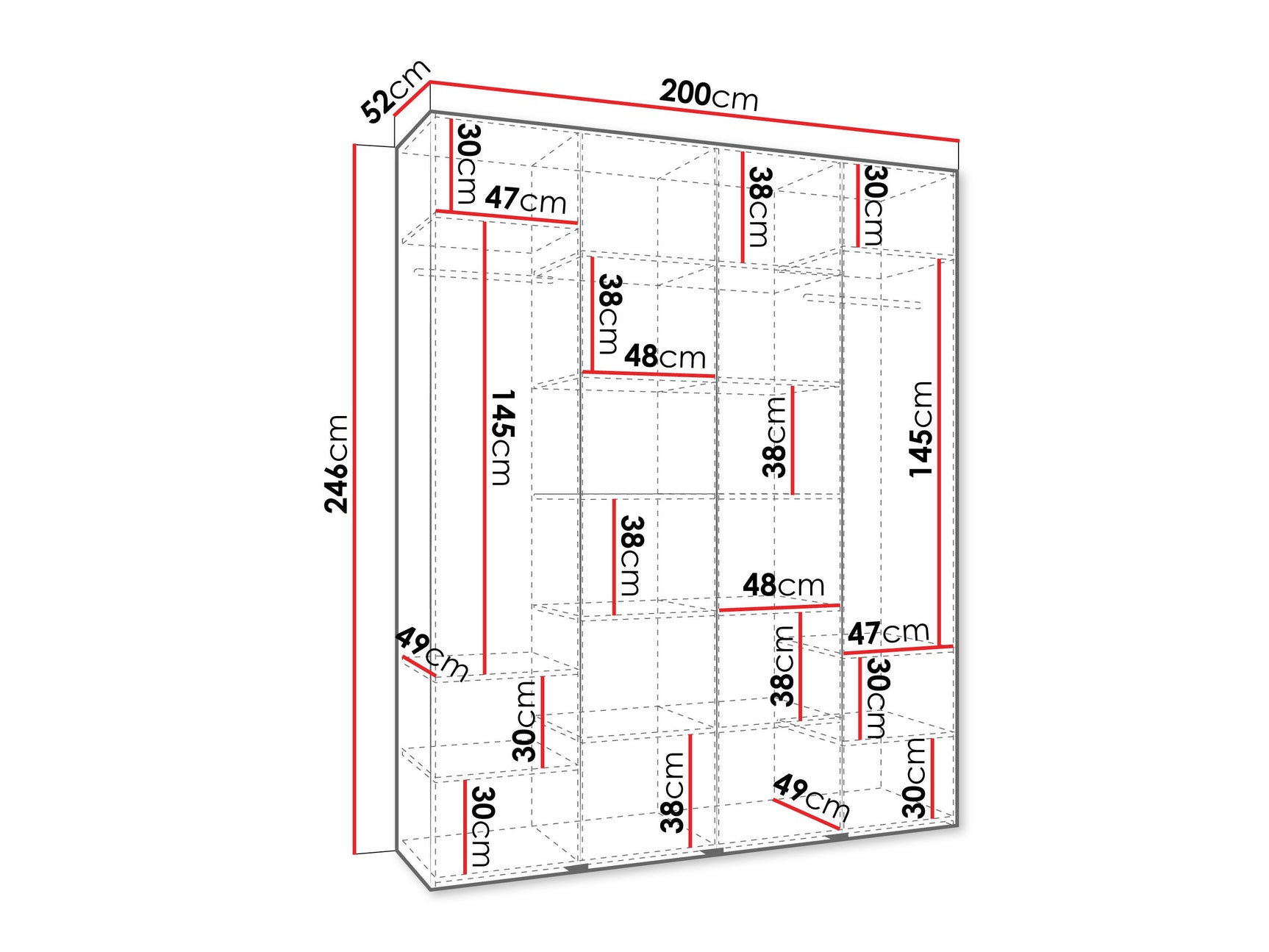 Garderobeskab Hartford 574
