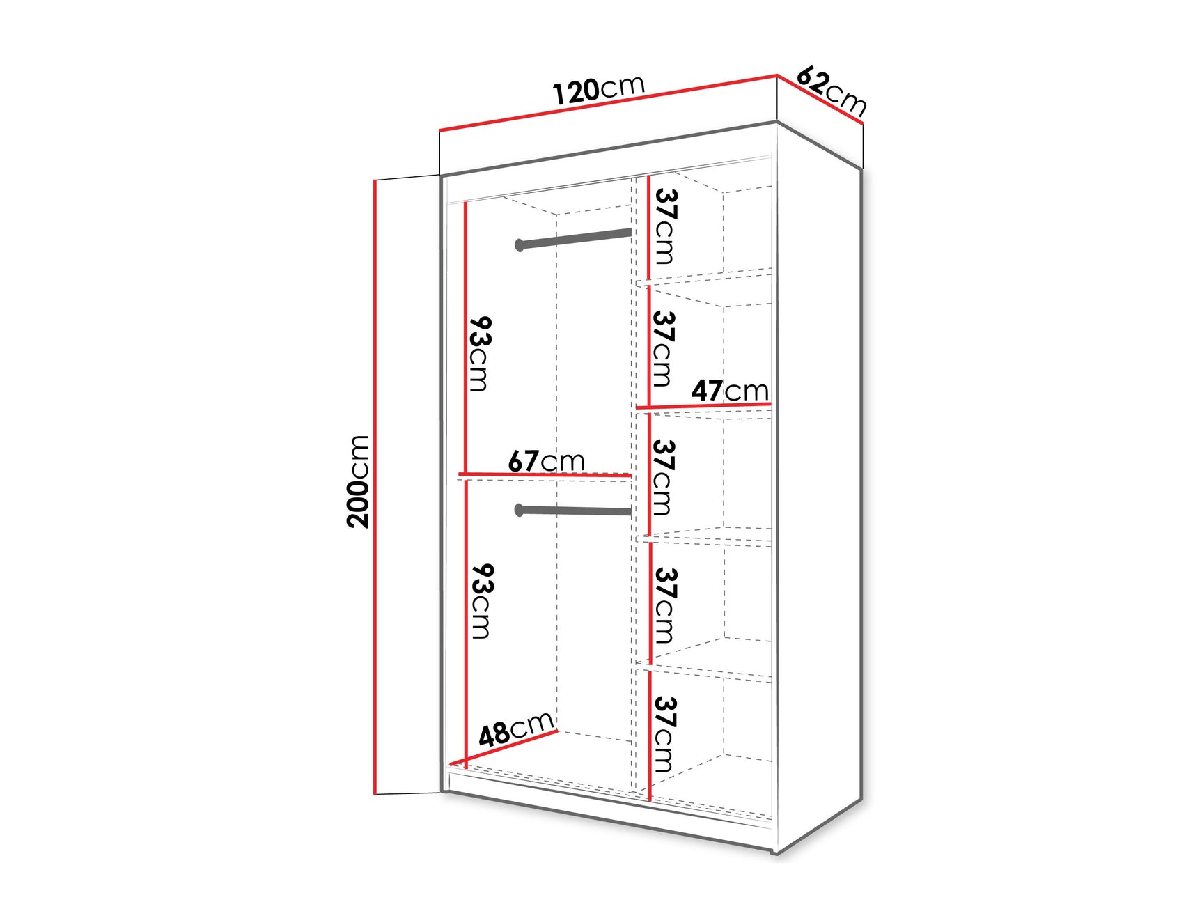 Garderobeskab Hartford 576