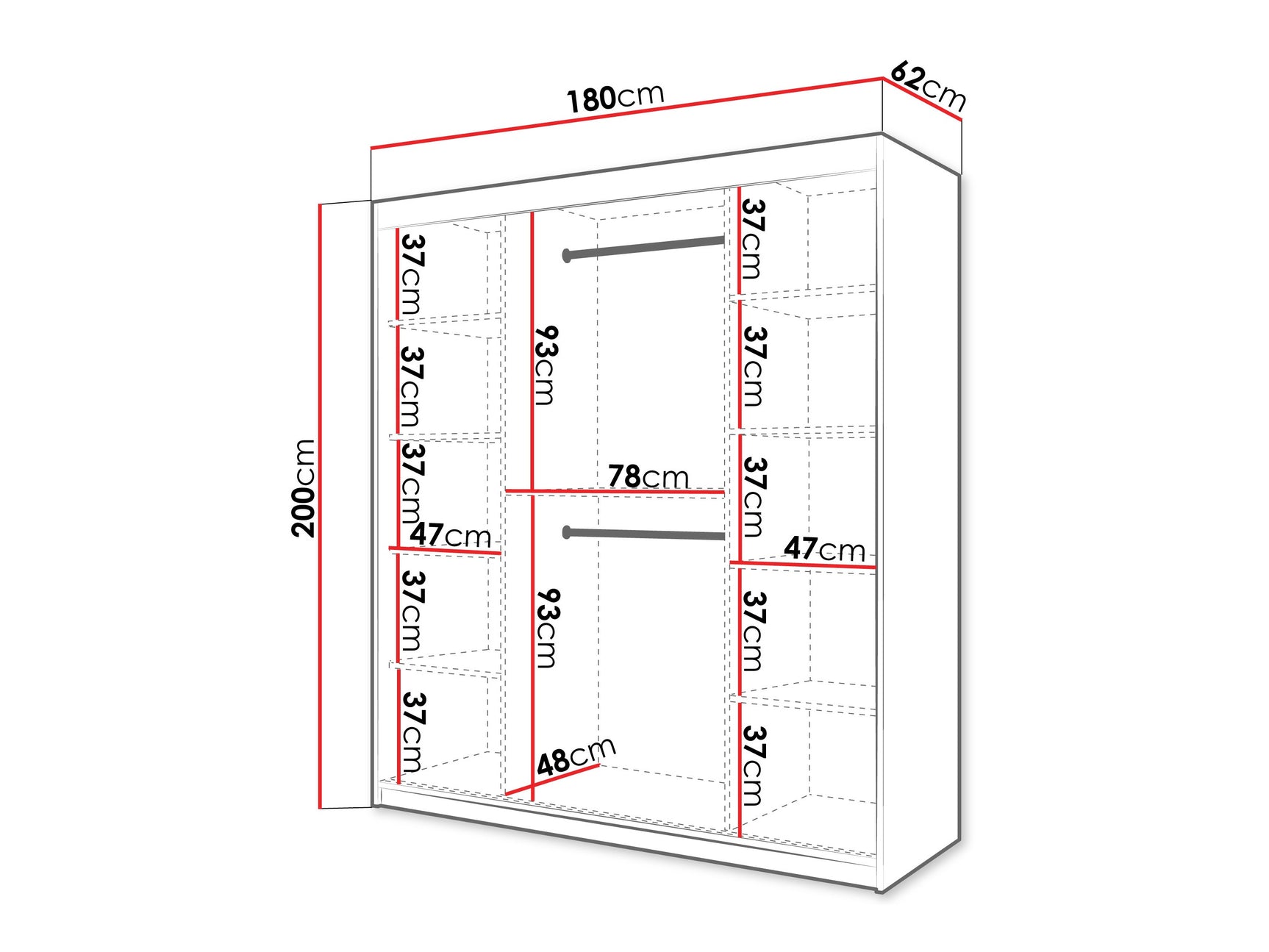 Garderobeskab Hartford 576