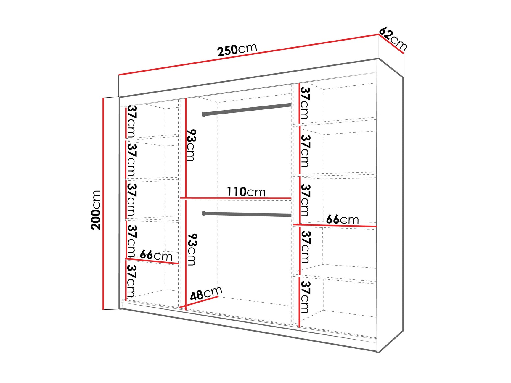 Garderobeskab Hartford 576