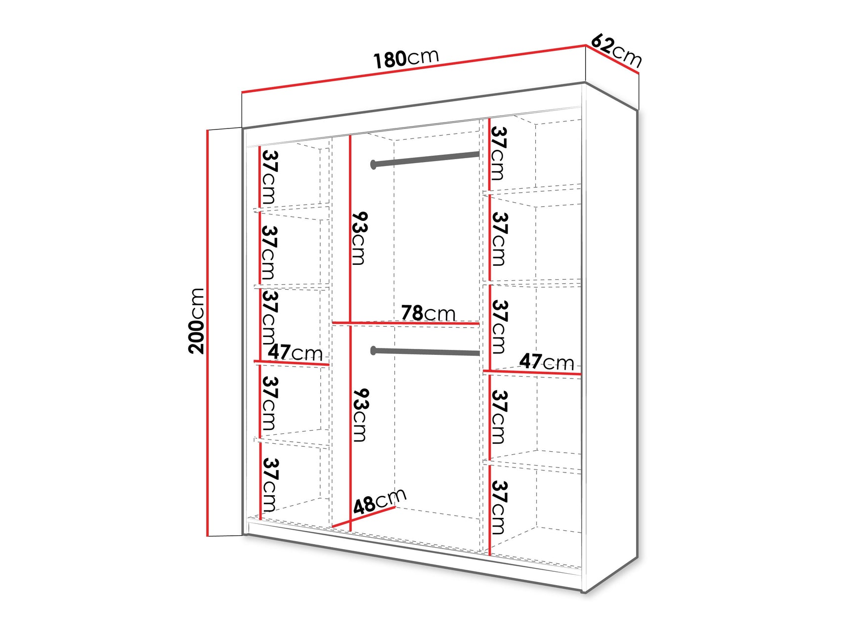 Garderobeskab Hartford 577