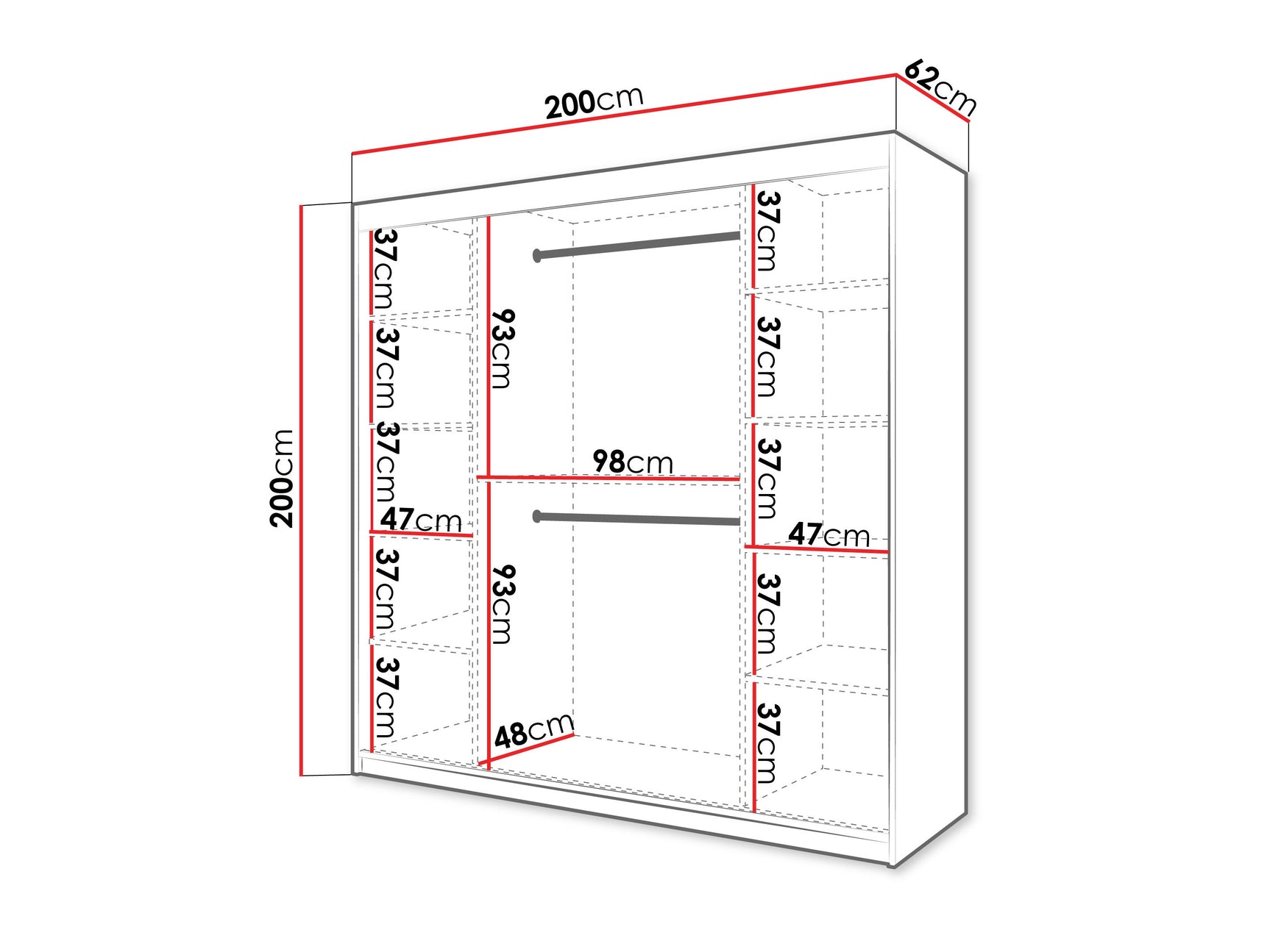 Garderobeskab Hartford 577