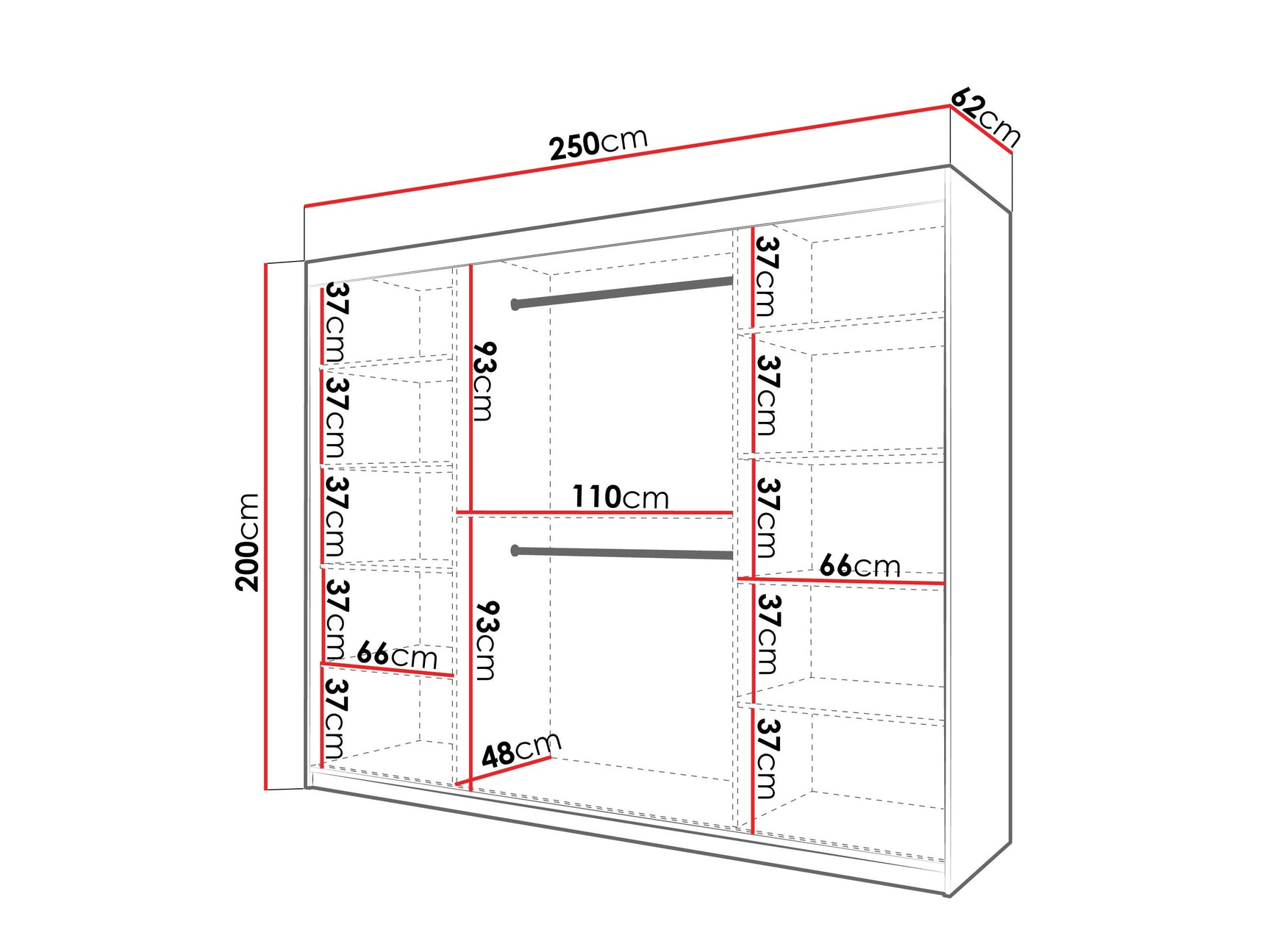 Garderobeskab Hartford 577