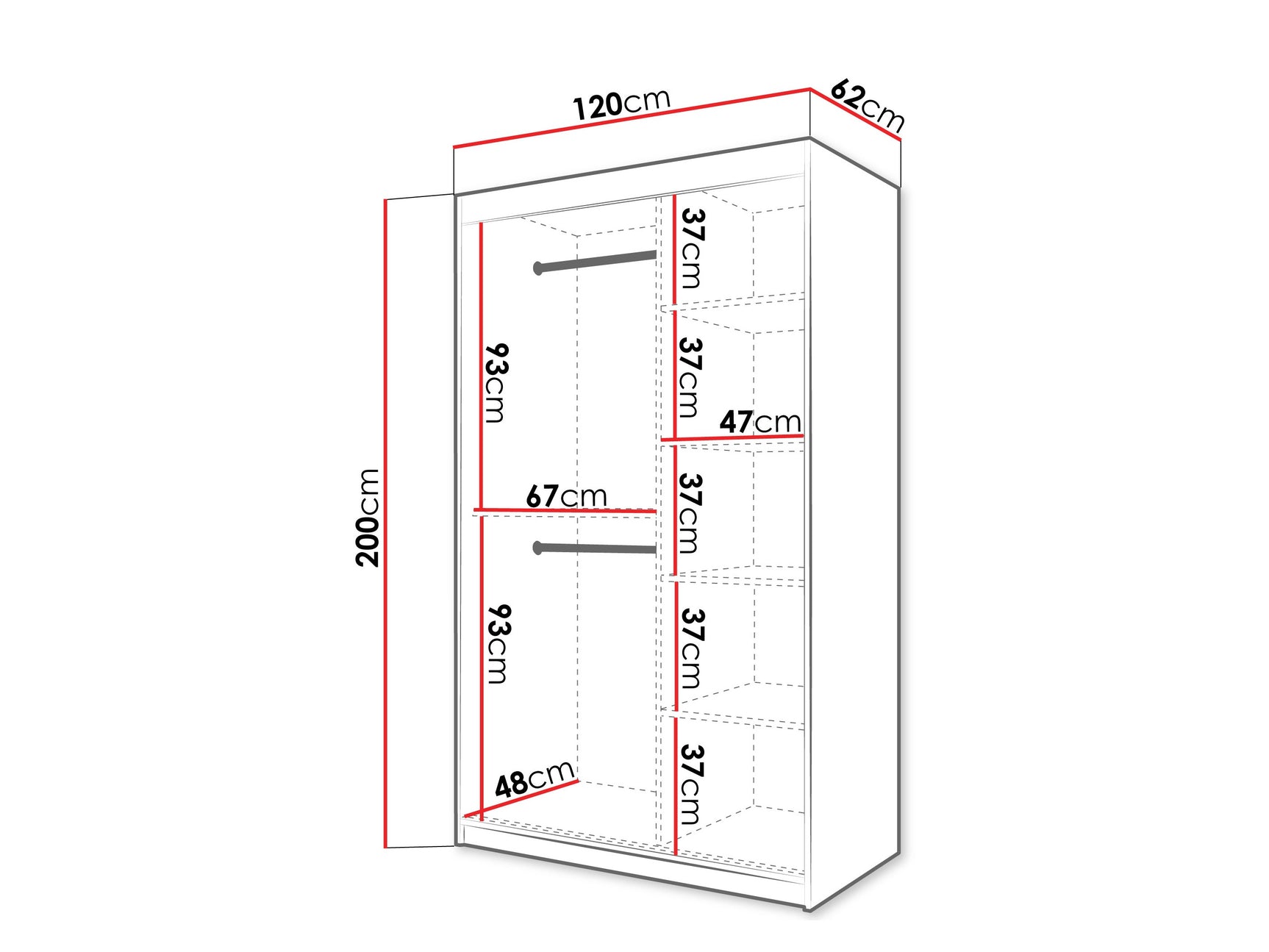 Garderobeskab Hartford 577