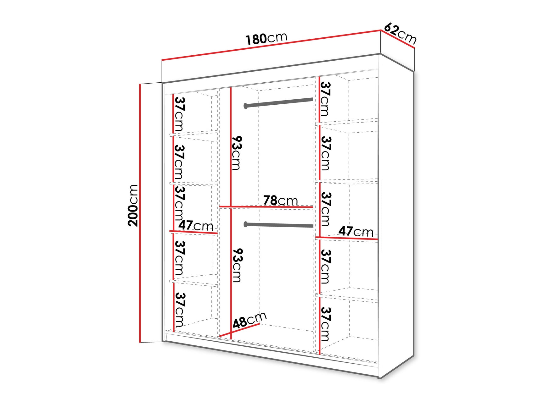 Garderobeskab Hartford 577