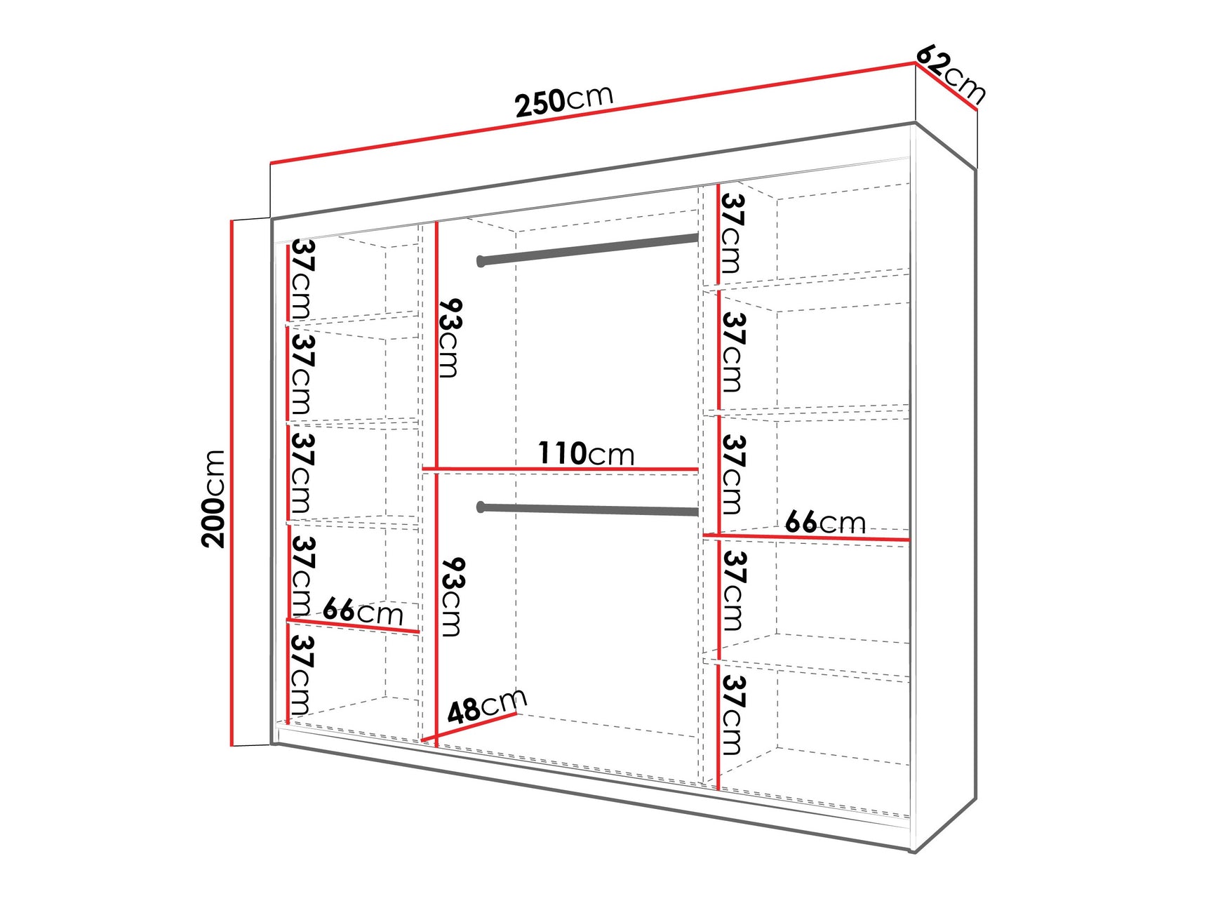 Garderobeskab Hartford 577