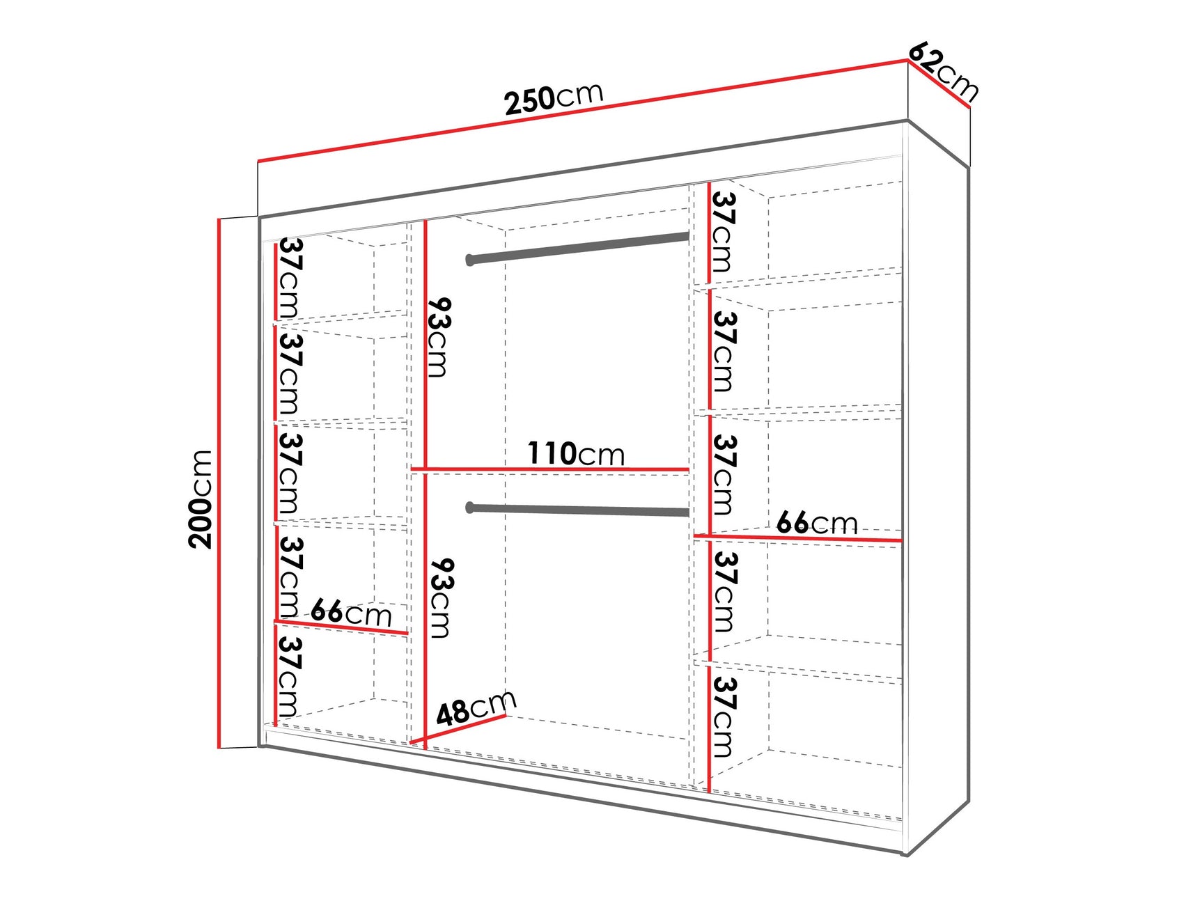 Garderobeskab Hartford 577