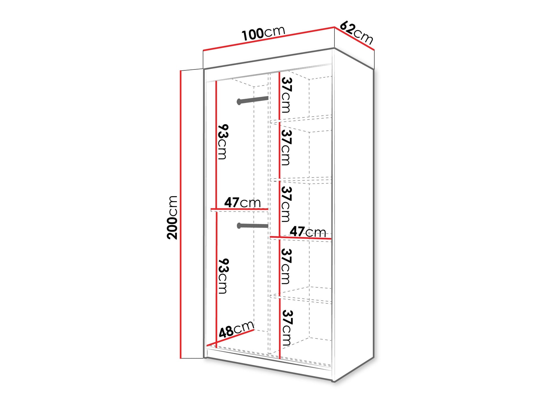 Garderobeskab Hartford 578