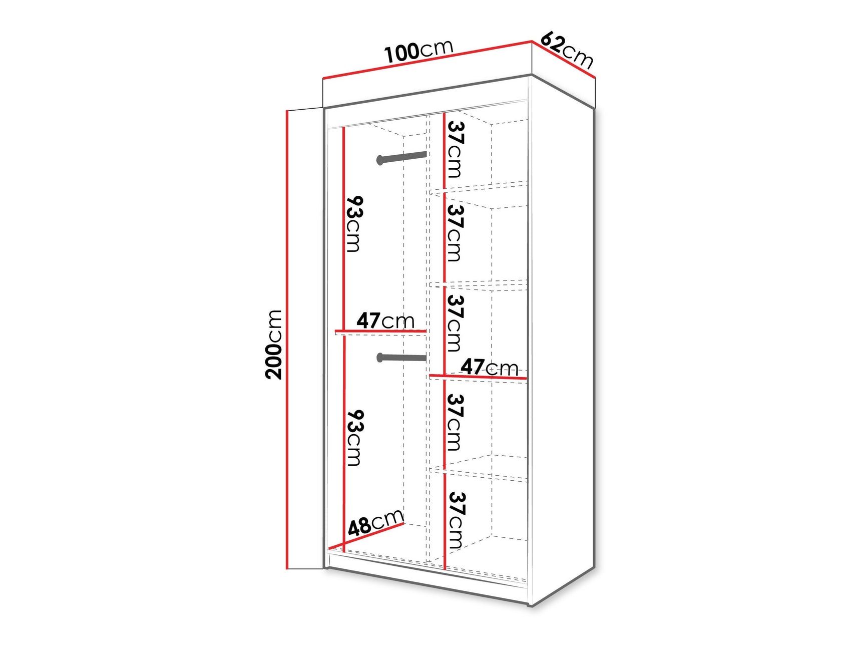 Garderobeskab Hartford 578