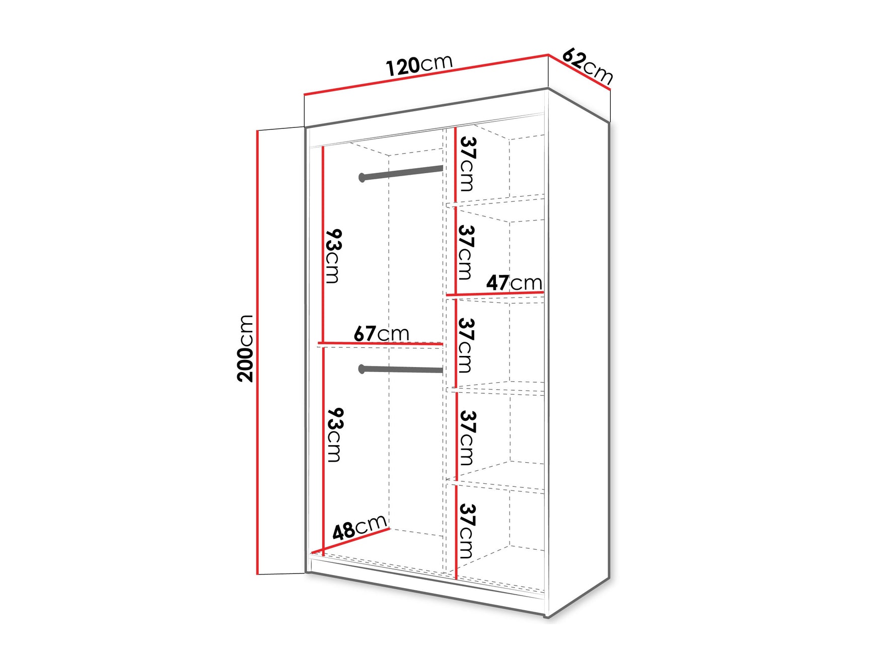 Garderobeskab Hartford 578 4219965