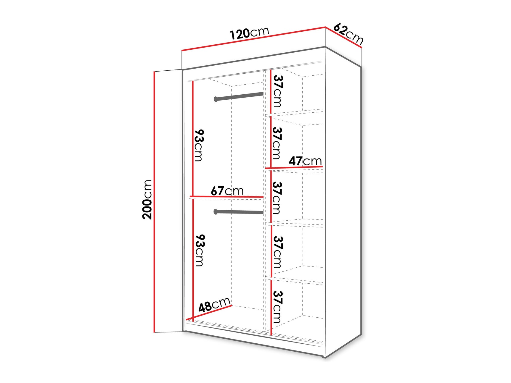 Garderobeskab Hartford 578
