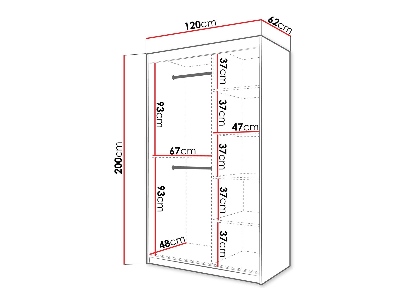 Garderobeskab Hartford 578