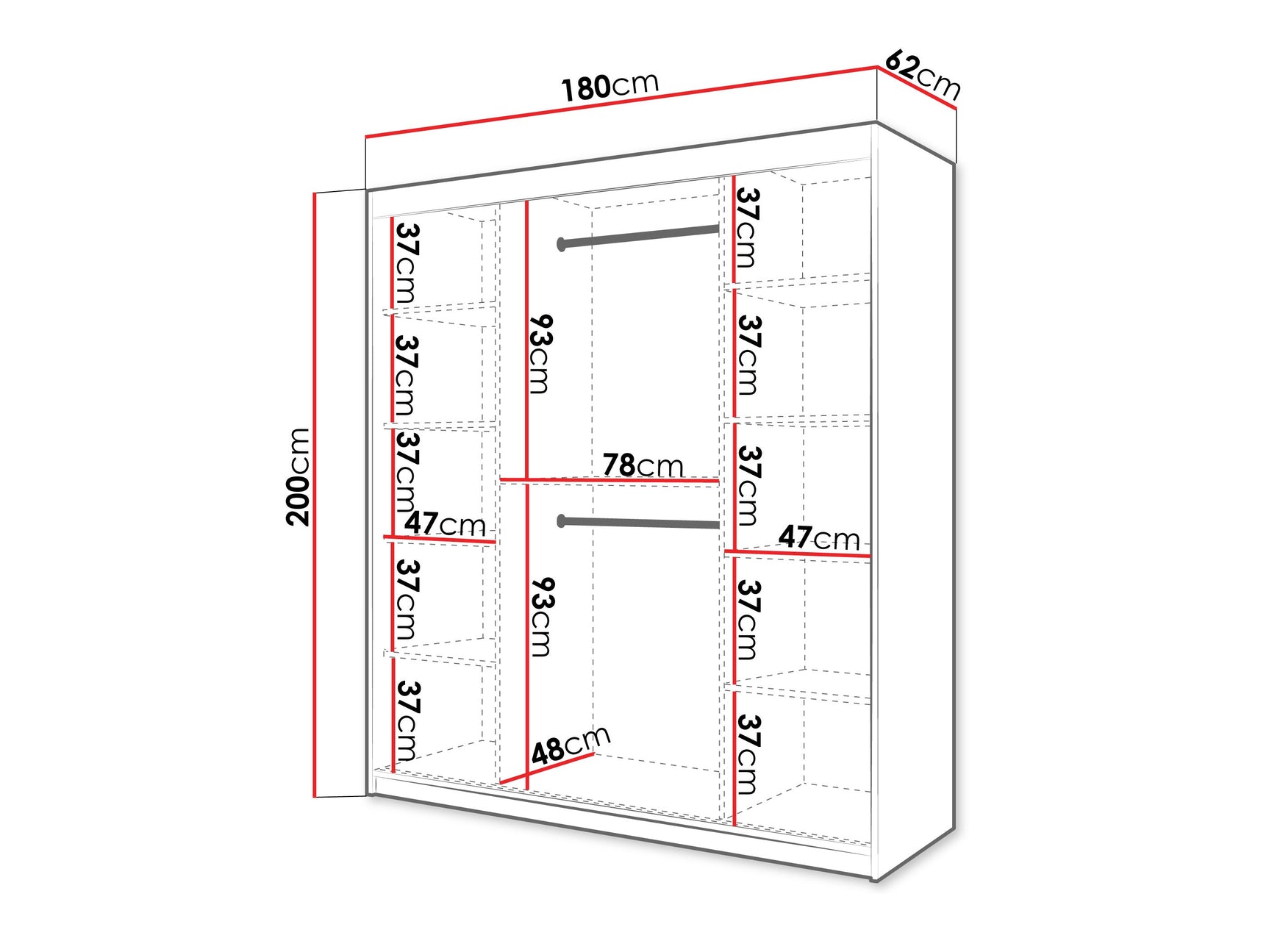 Garderobeskab Hartford 578