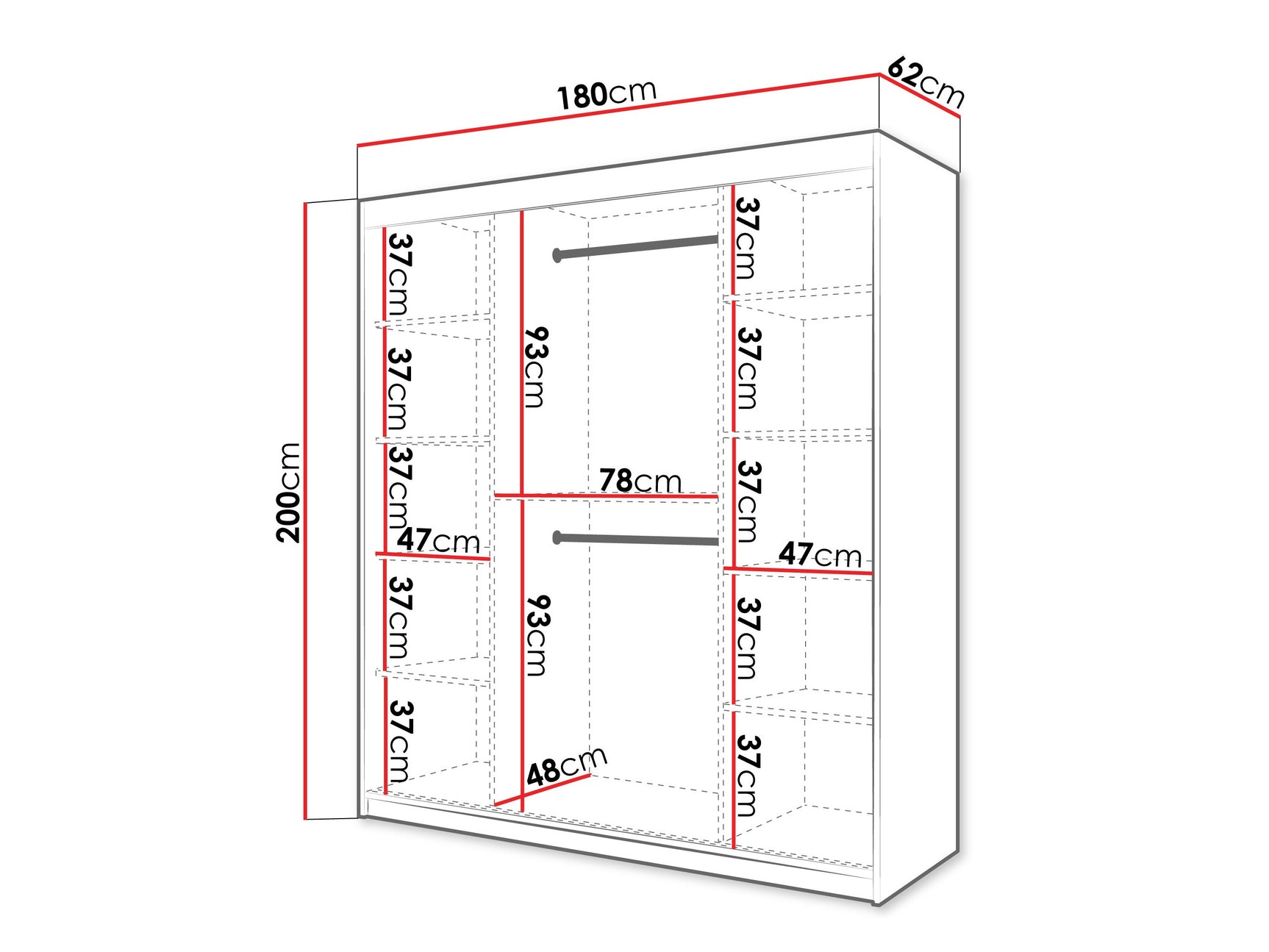 Garderobeskab Hartford 578