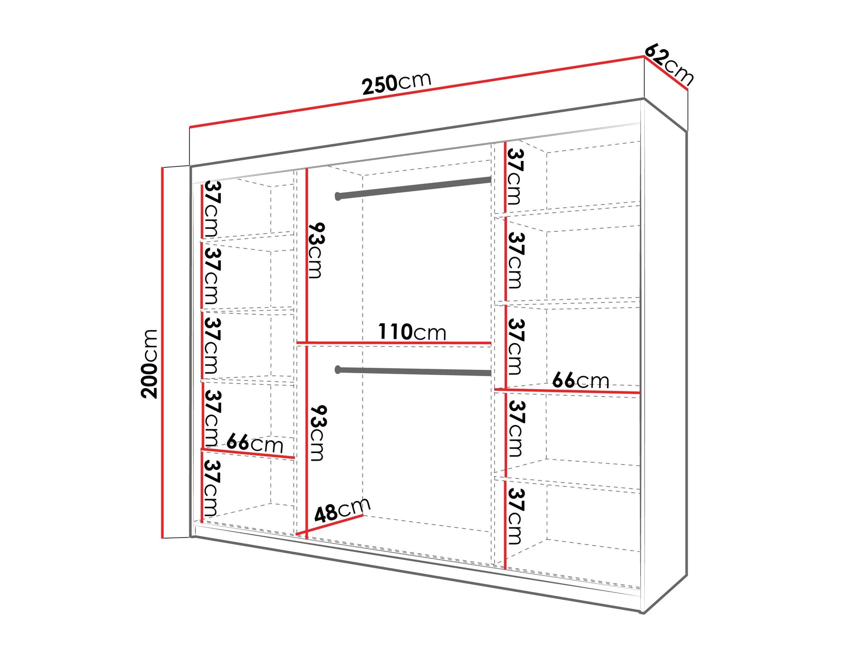 Garderobeskab Hartford 578