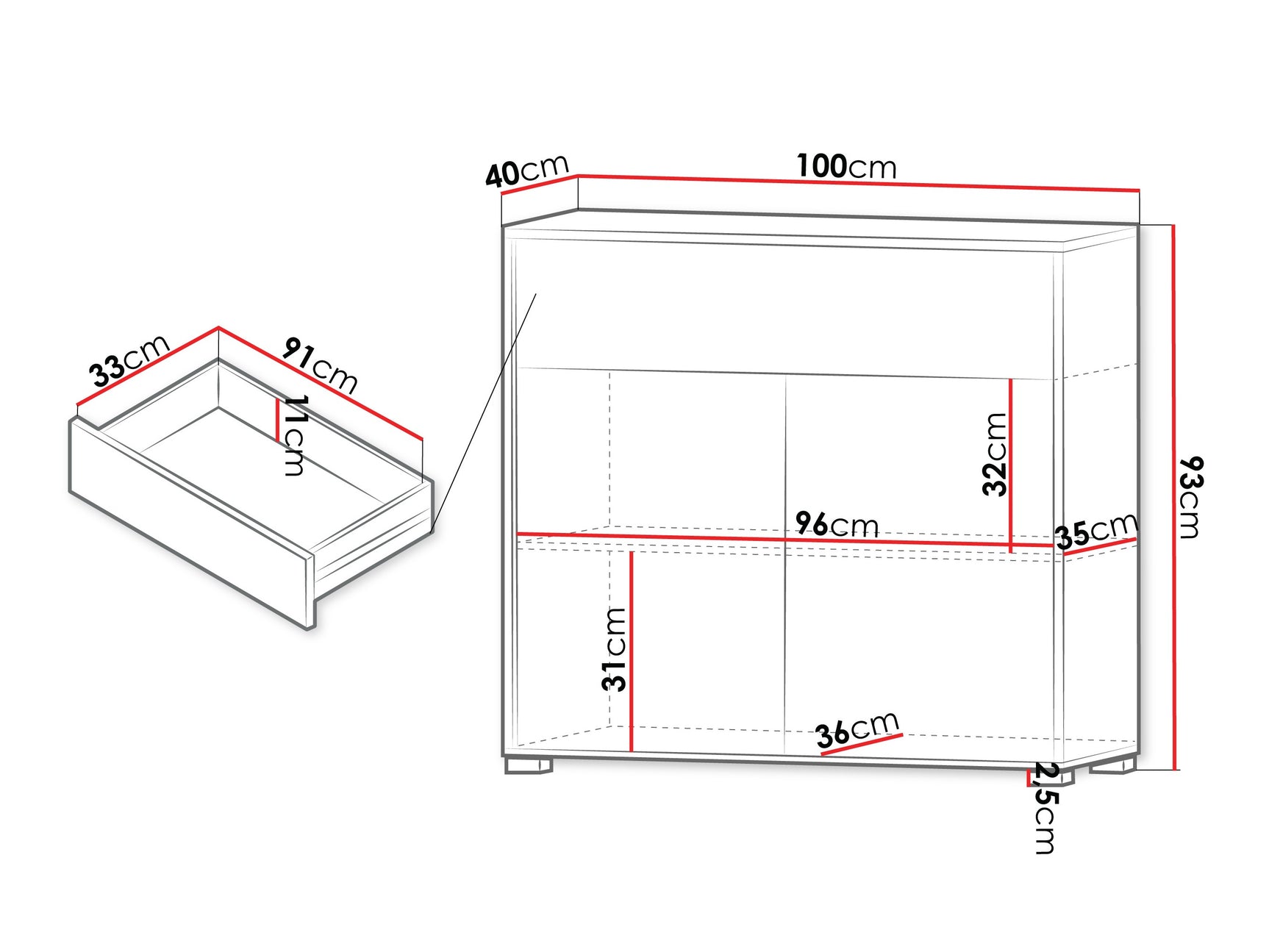 Kommode Comfivo Fersoe 114