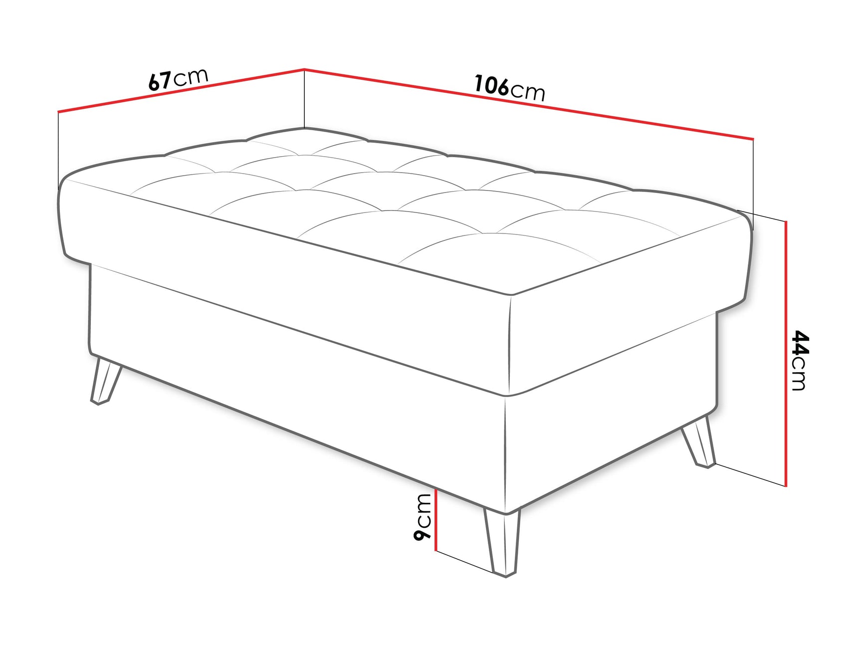 Polstret bænk Comfivo 236