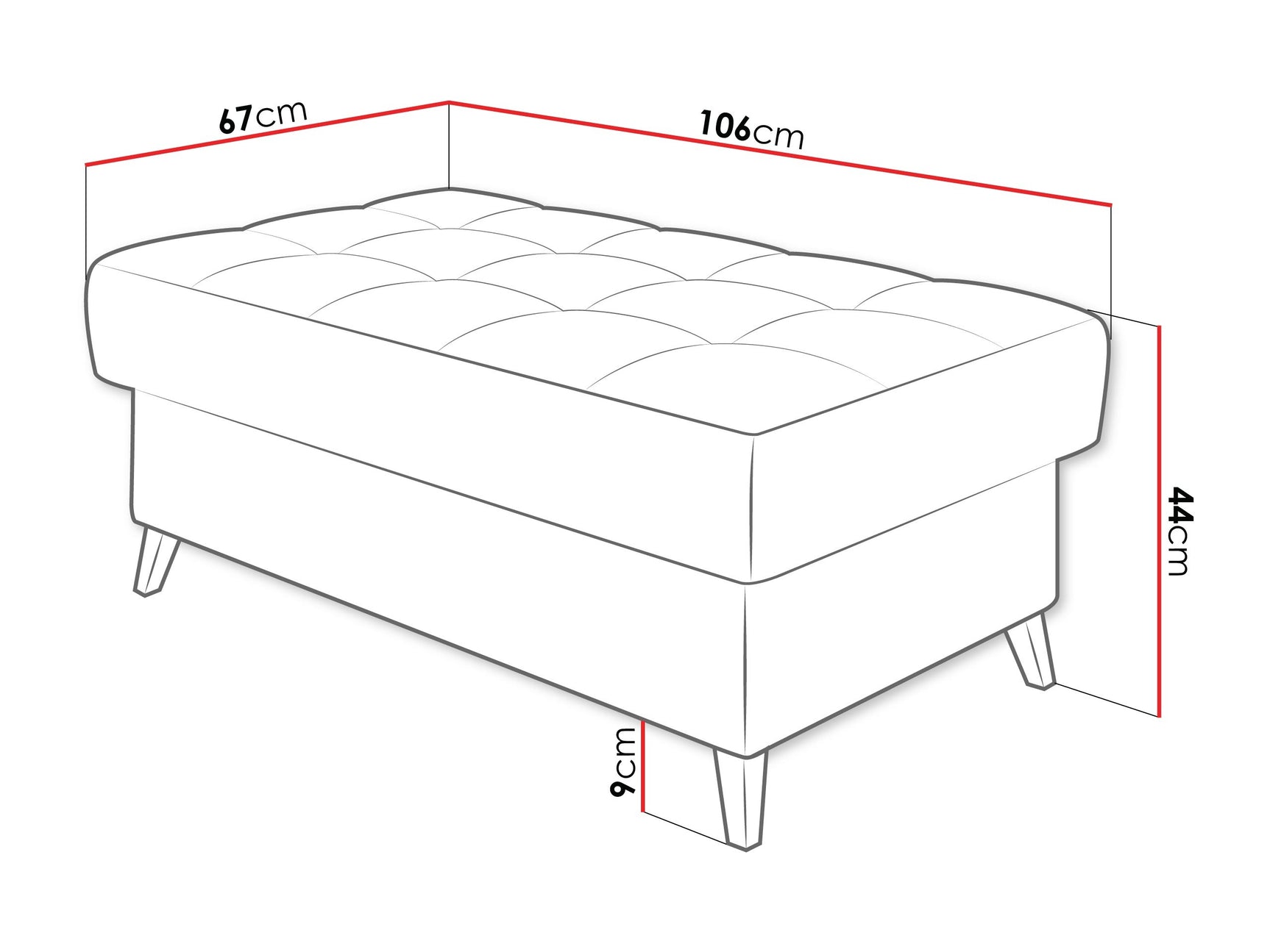 Polstret bænk Comfivo 236