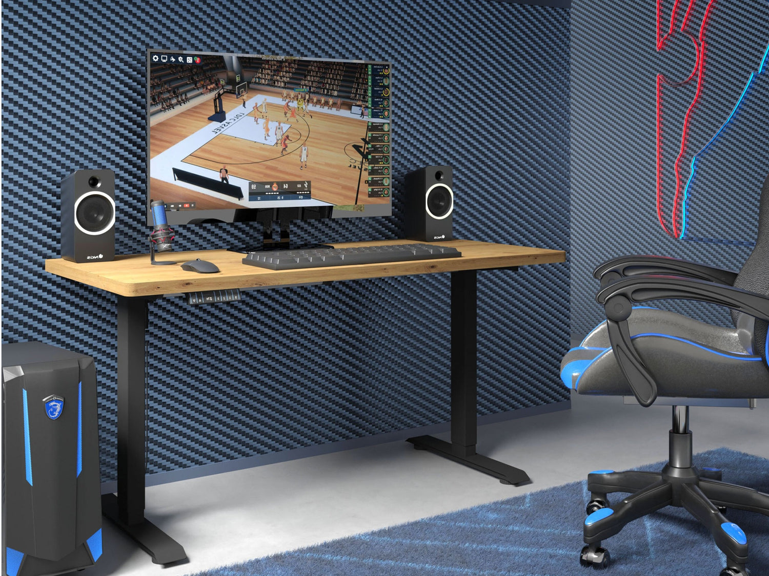 Højdejusterbart arbejdsbord Buffalo 184 4228649