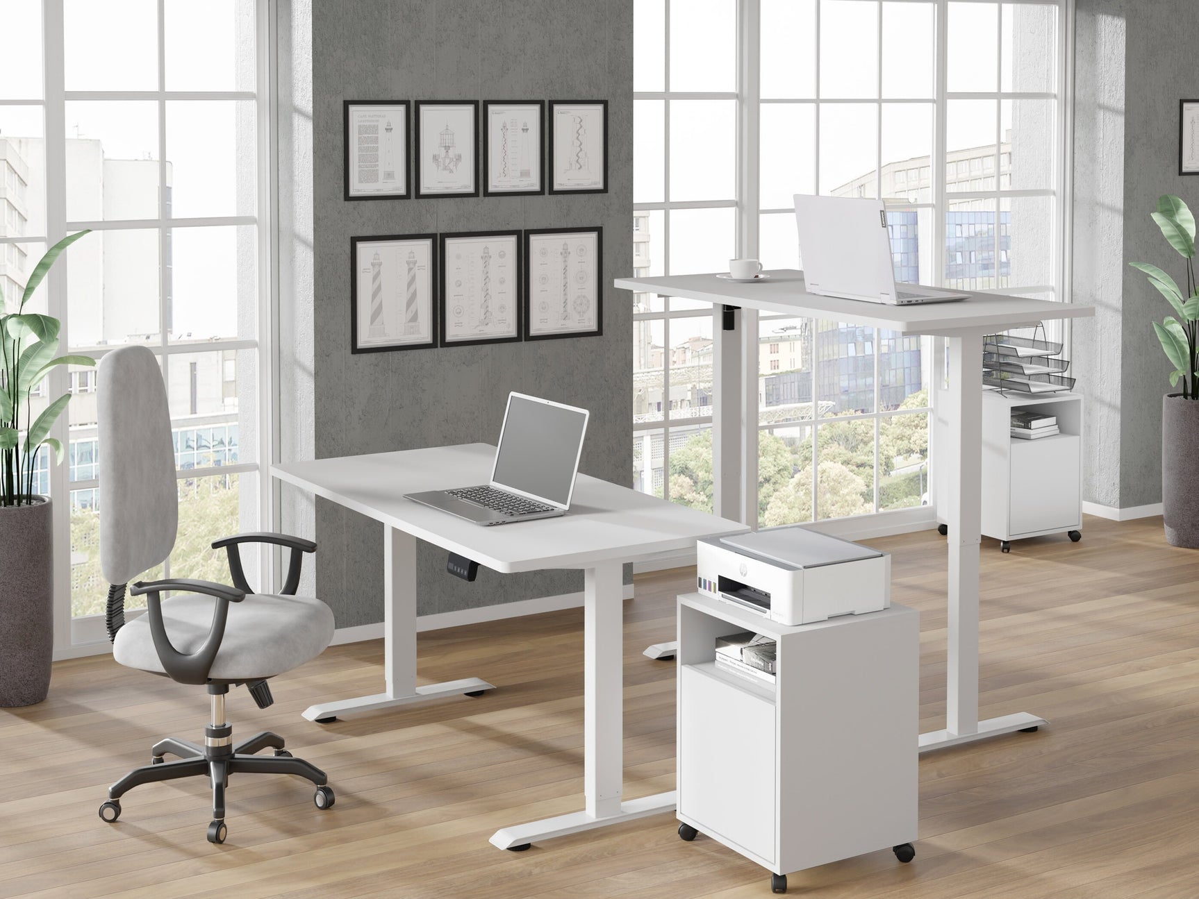 Højdejusterbart arbejdsbord Buffalo 184 4228719