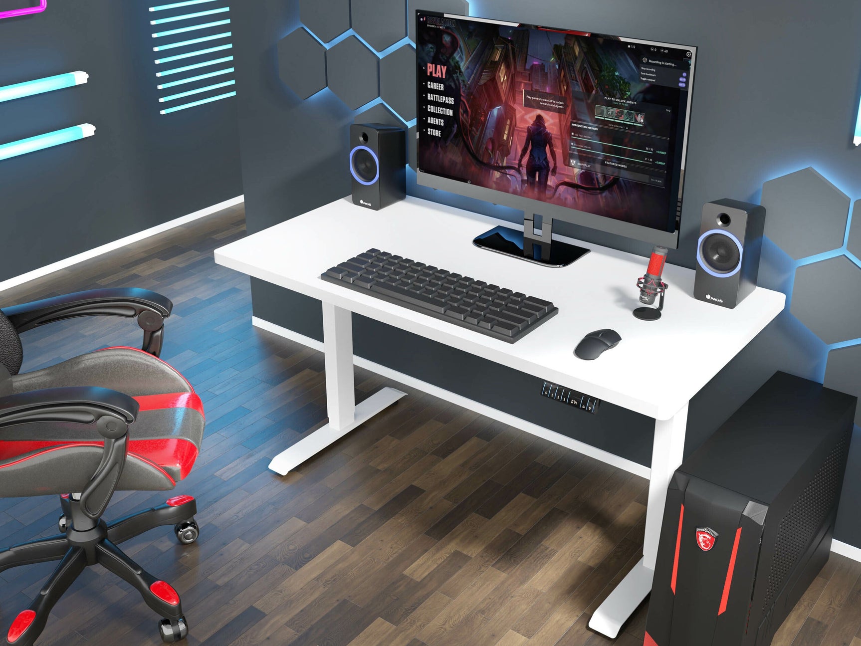 Højdejusterbart arbejdsbord Buffalo 184 4228720