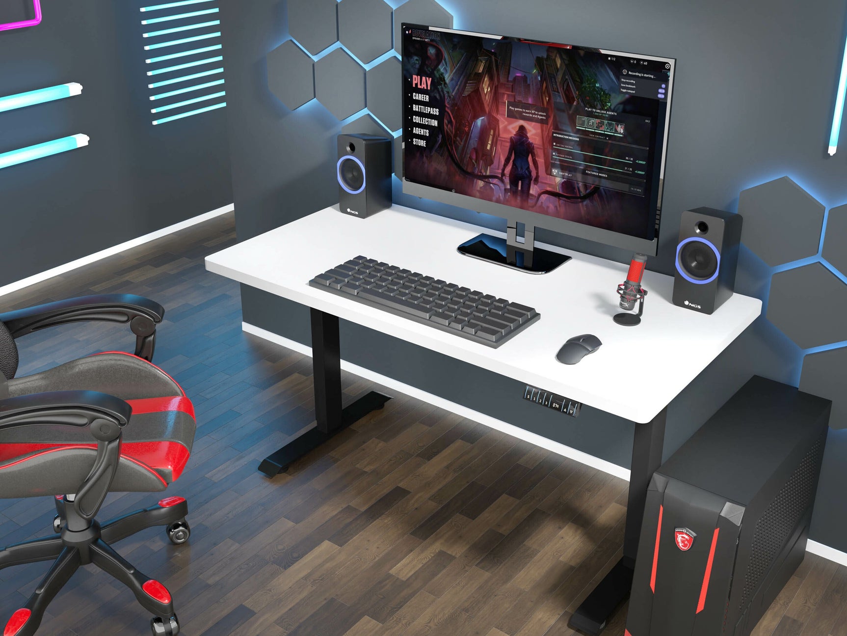 Højdejusterbart arbejdsbord Buffalo 184 4228728