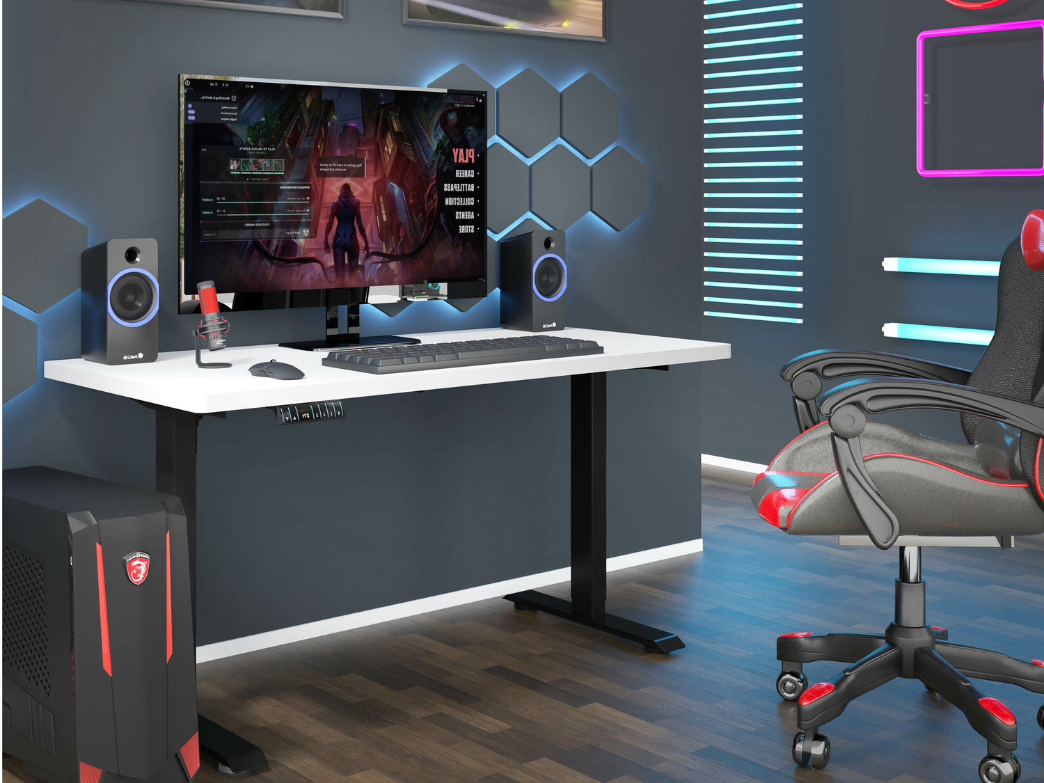 Højdejusterbart arbejdsbord Buffalo 184 4228730