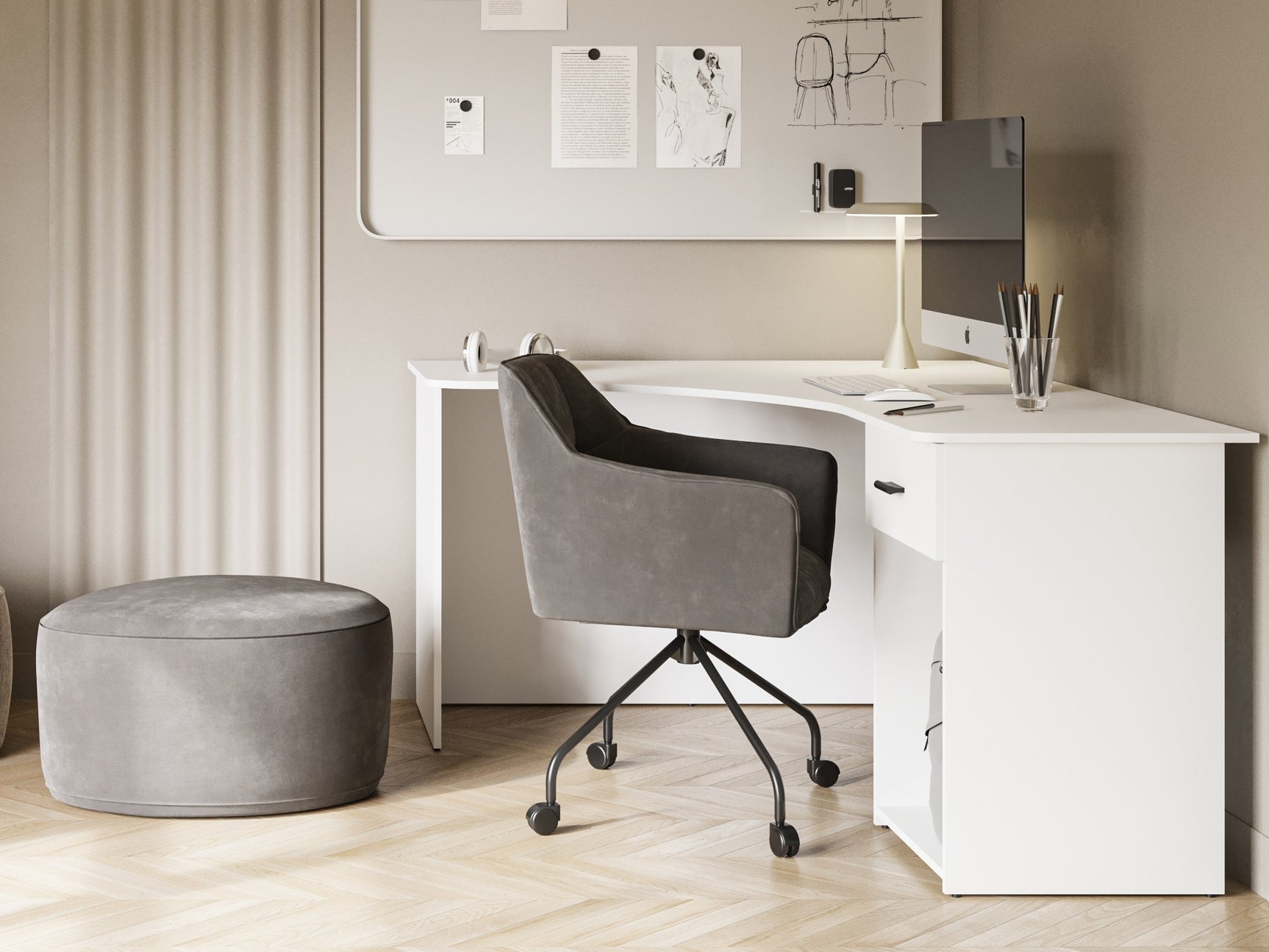 Hjørneskrivebord Austin 303 4230338