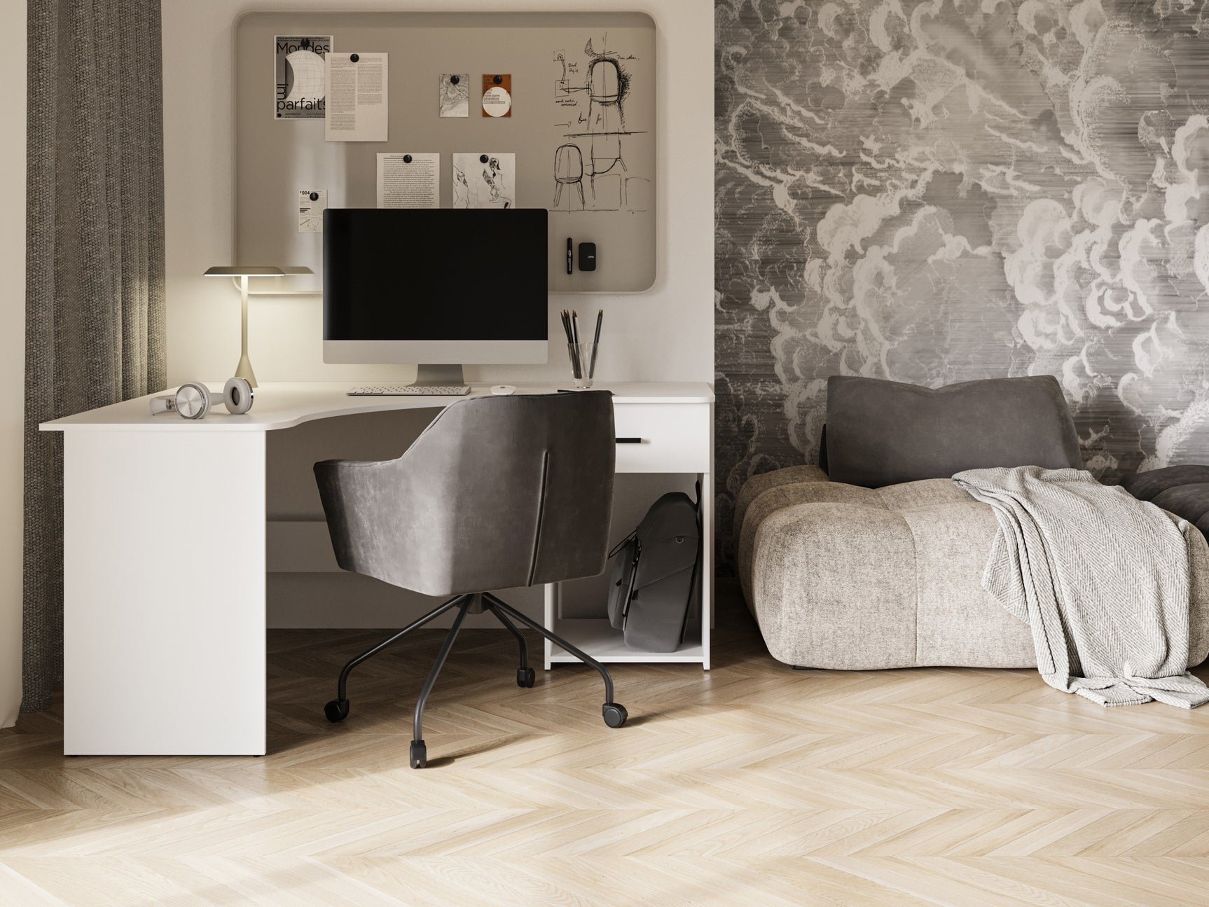 Hjørneskrivebord Austin 303 4230339