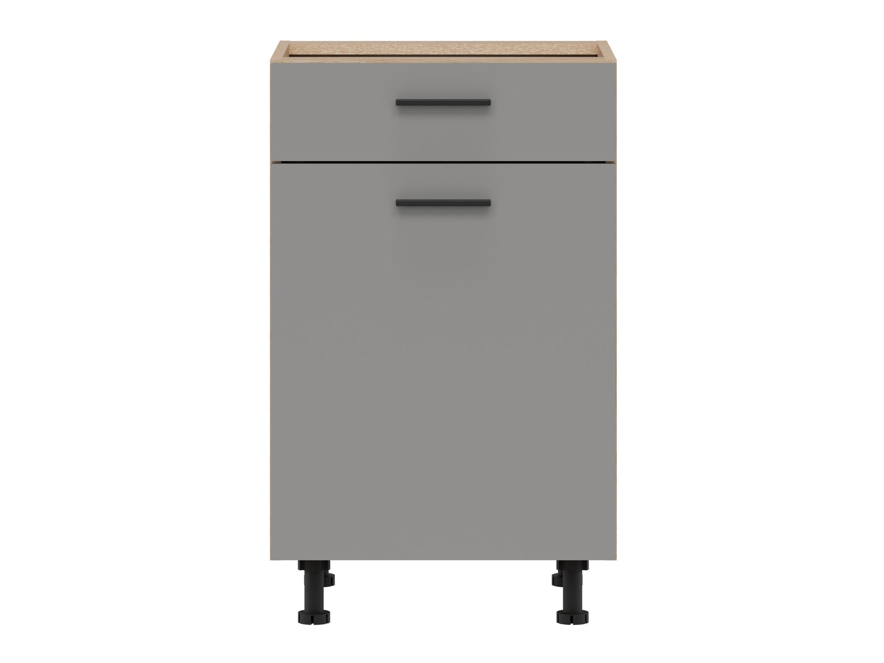 Modulskab med skuffe og låger Ati Grey 104