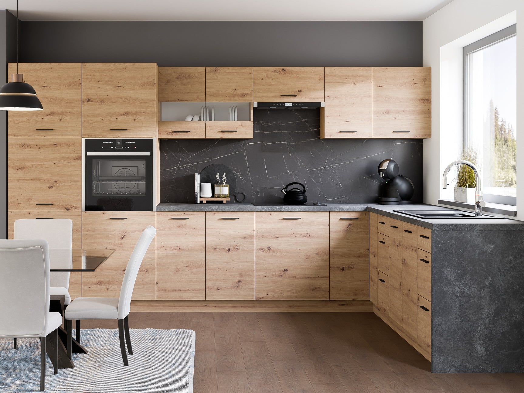 Modulopbygget vaskeskab med låger Ati Artisan 106