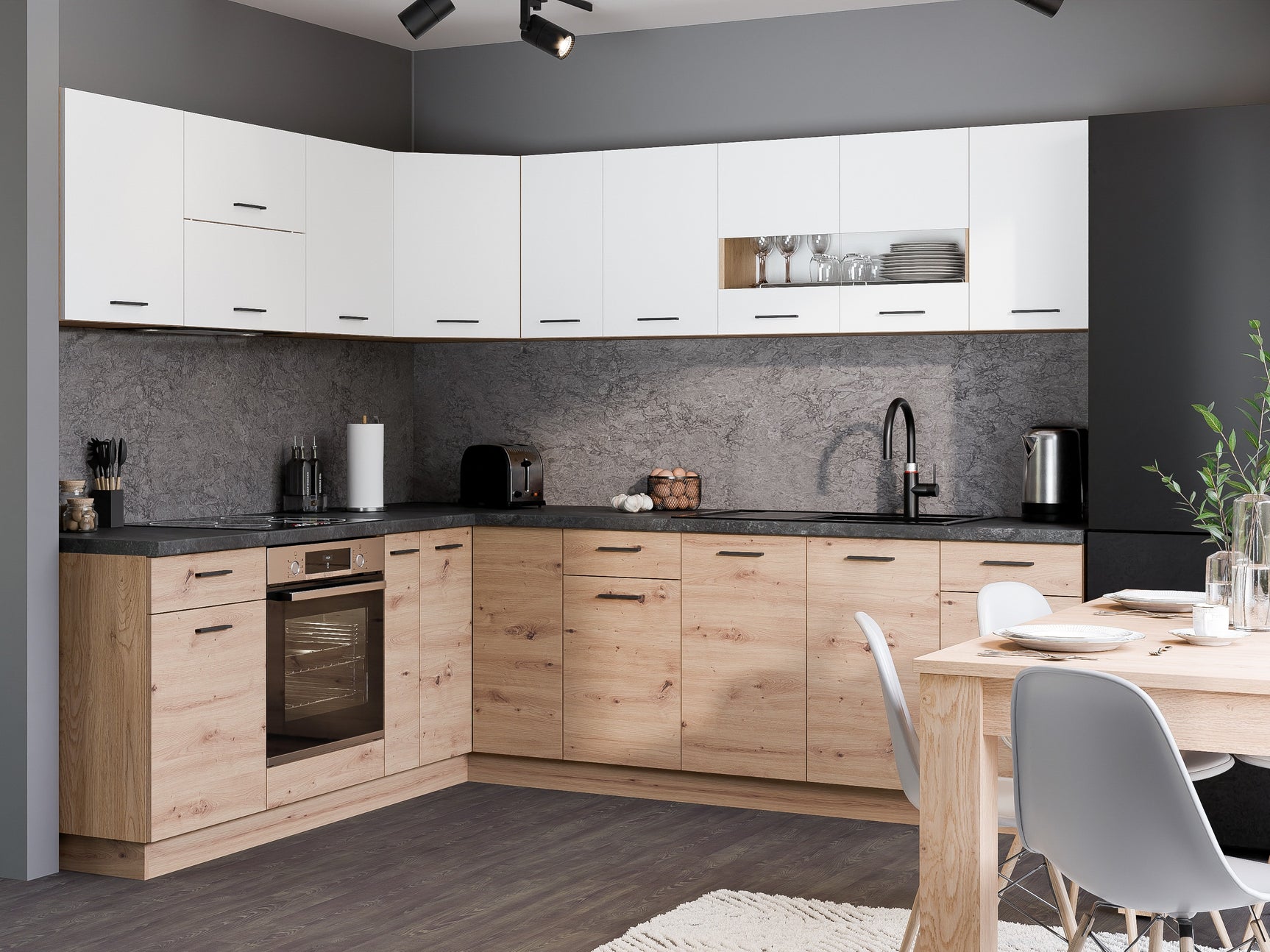 Modulopbygget vaskeskab med låger Ati Artisan 110