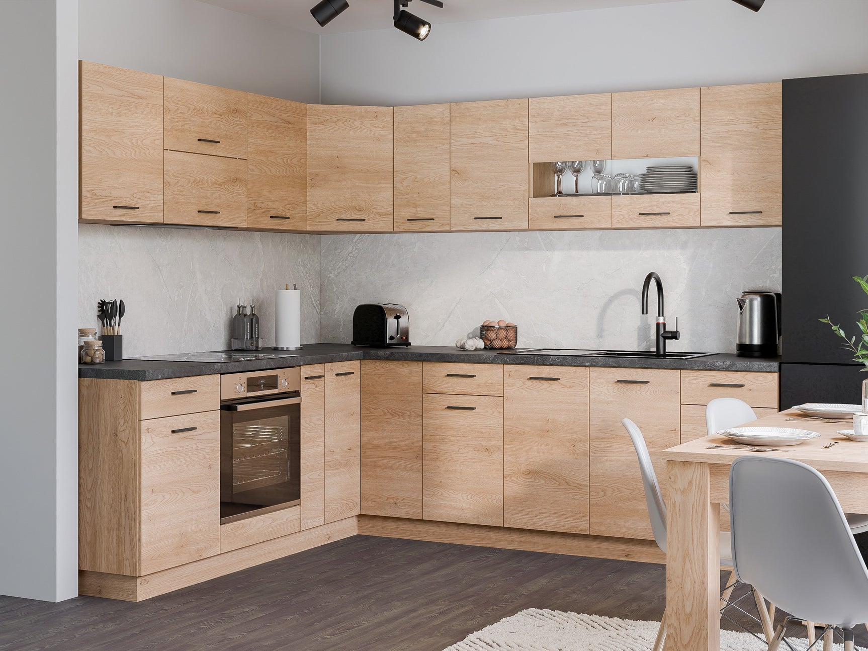 Modulskab med skuffe og låger Ati Torro 116