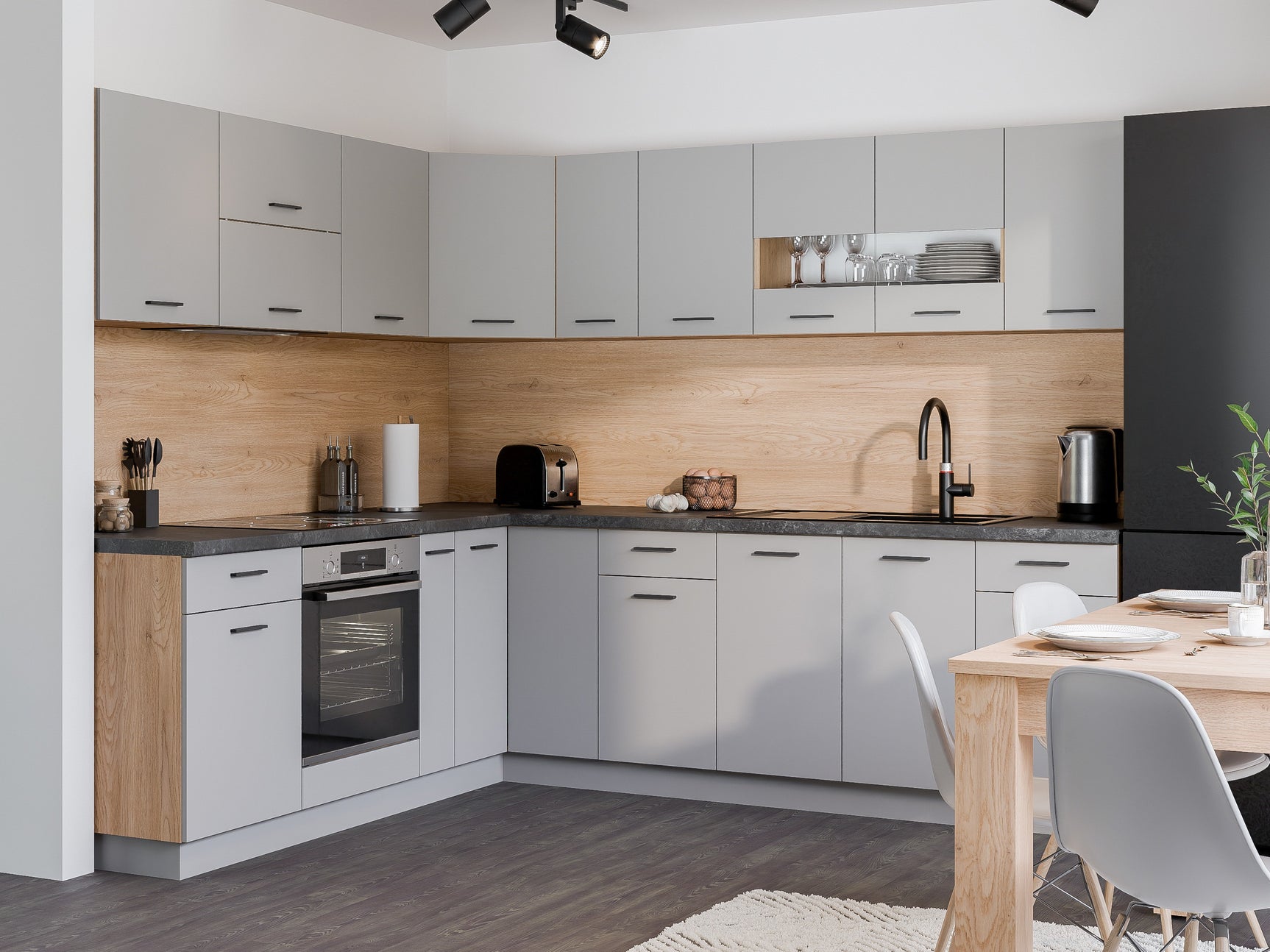 Modulært vægskab Ati Grey 120